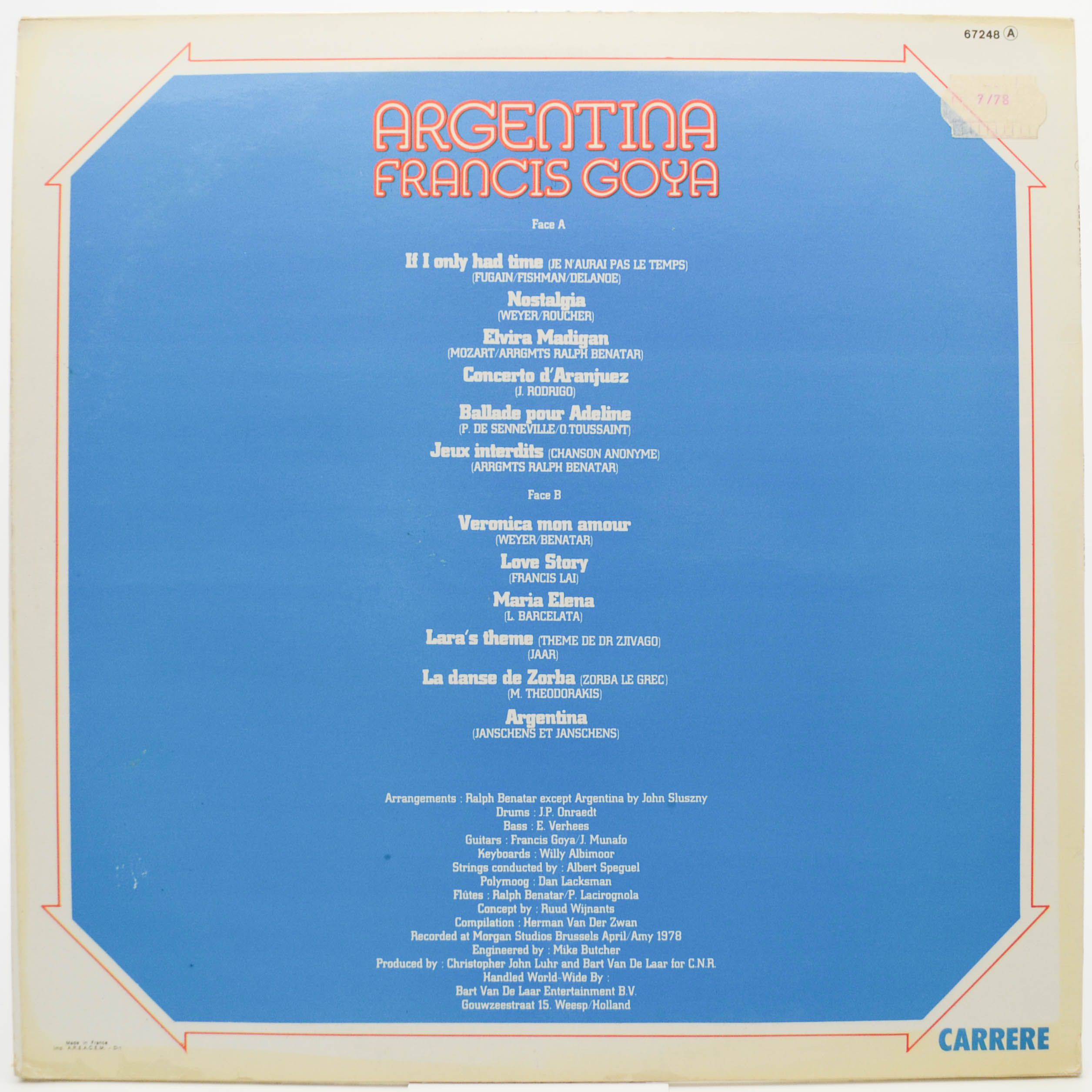 Francis Goya — Argentina, 1978