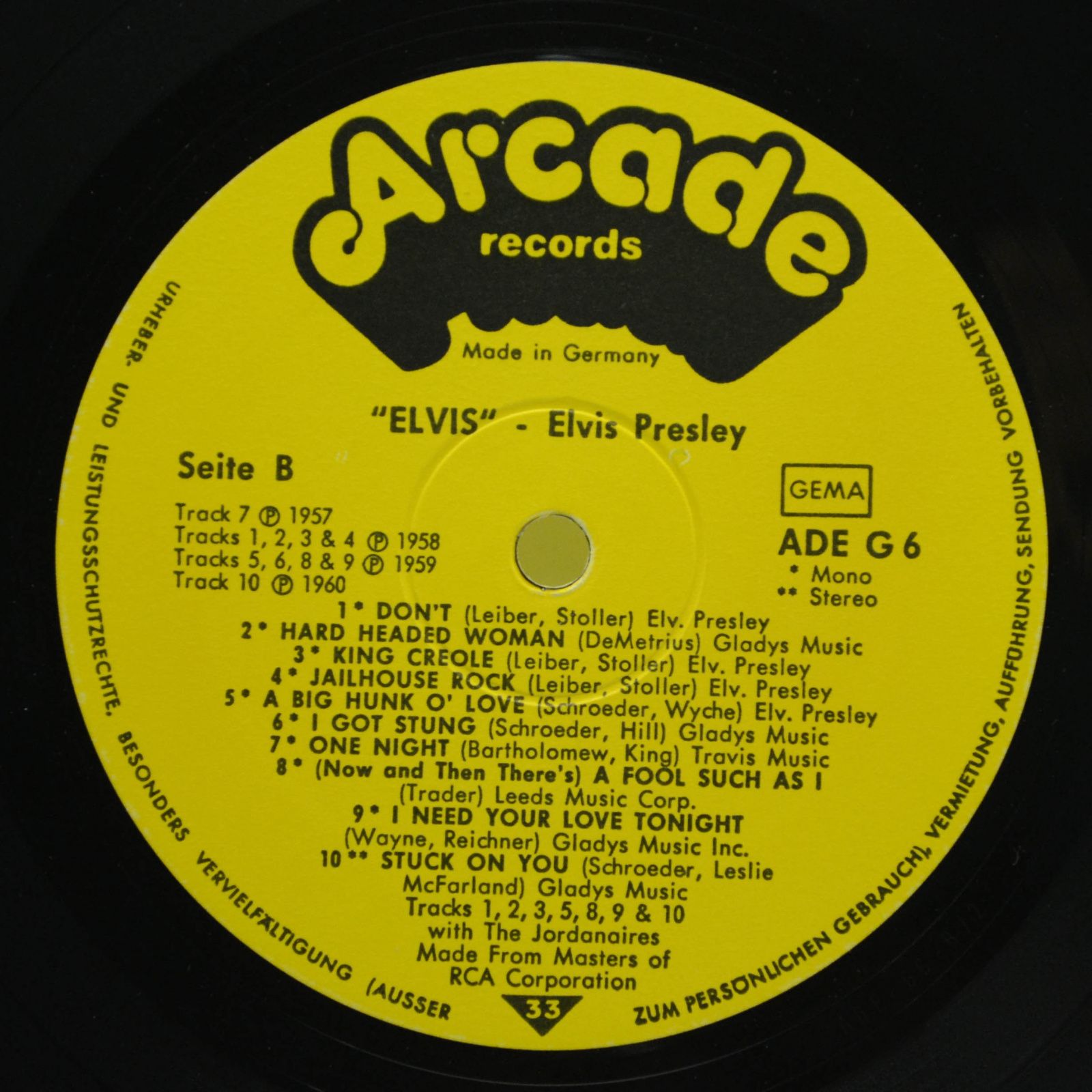 Elvis — Seine 40 Grössten Hits (2LP), 1975