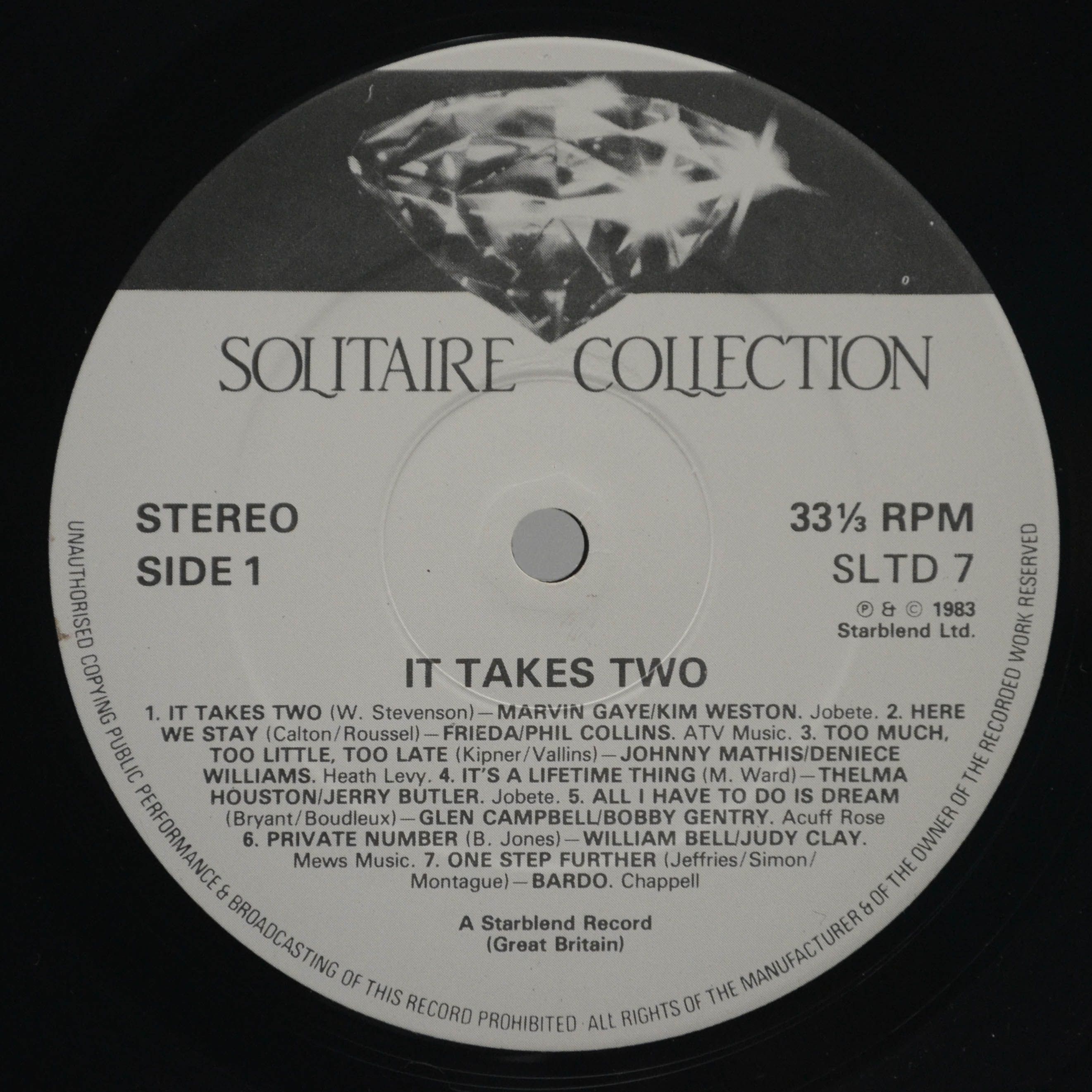 Various — It Takes Two (28 Songs Of Love For Two) (2LP, UK), 1983