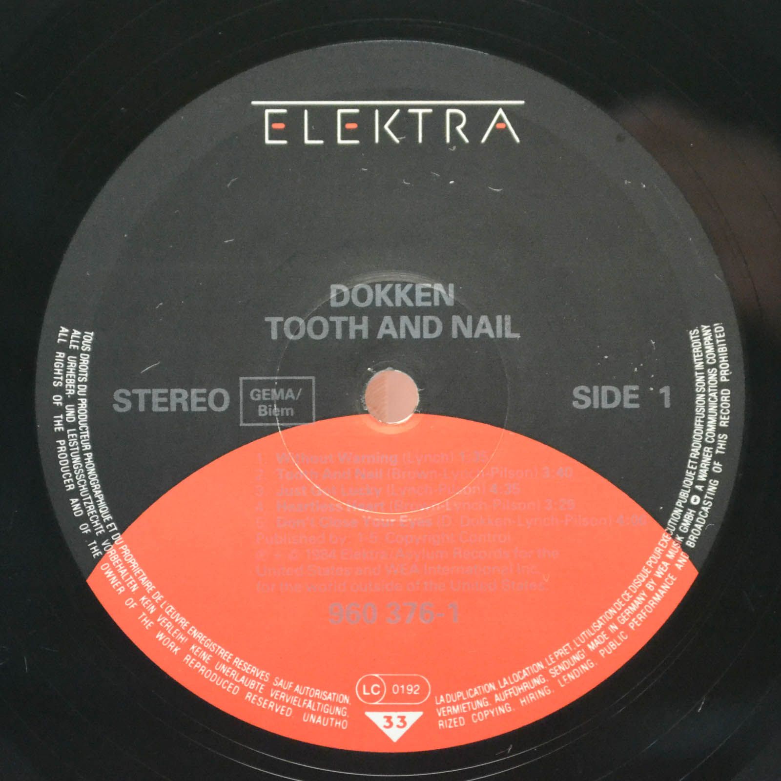 Dokken — Tooth And Nail, 1984