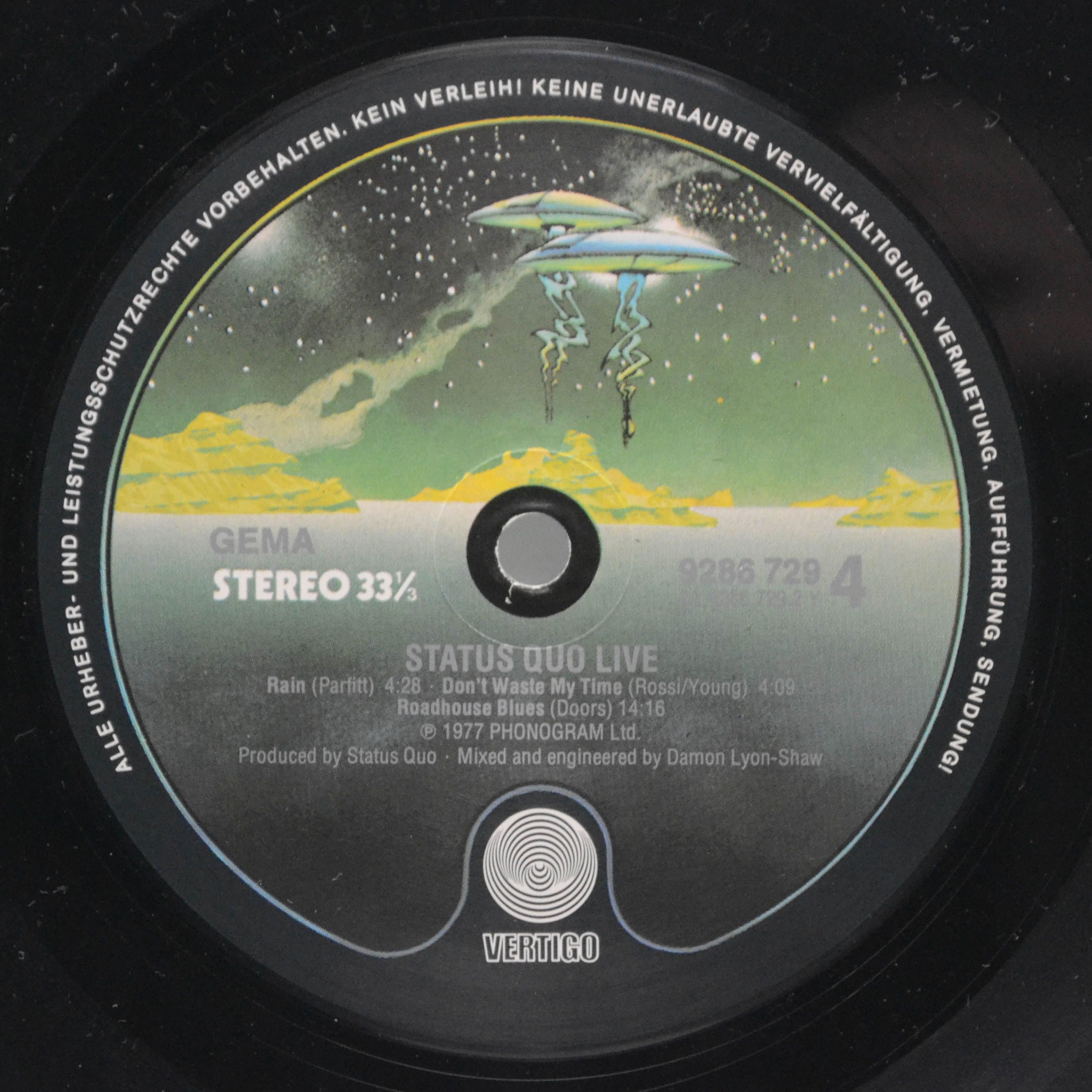 Status Quo — Live! (2LP, poster), 1977