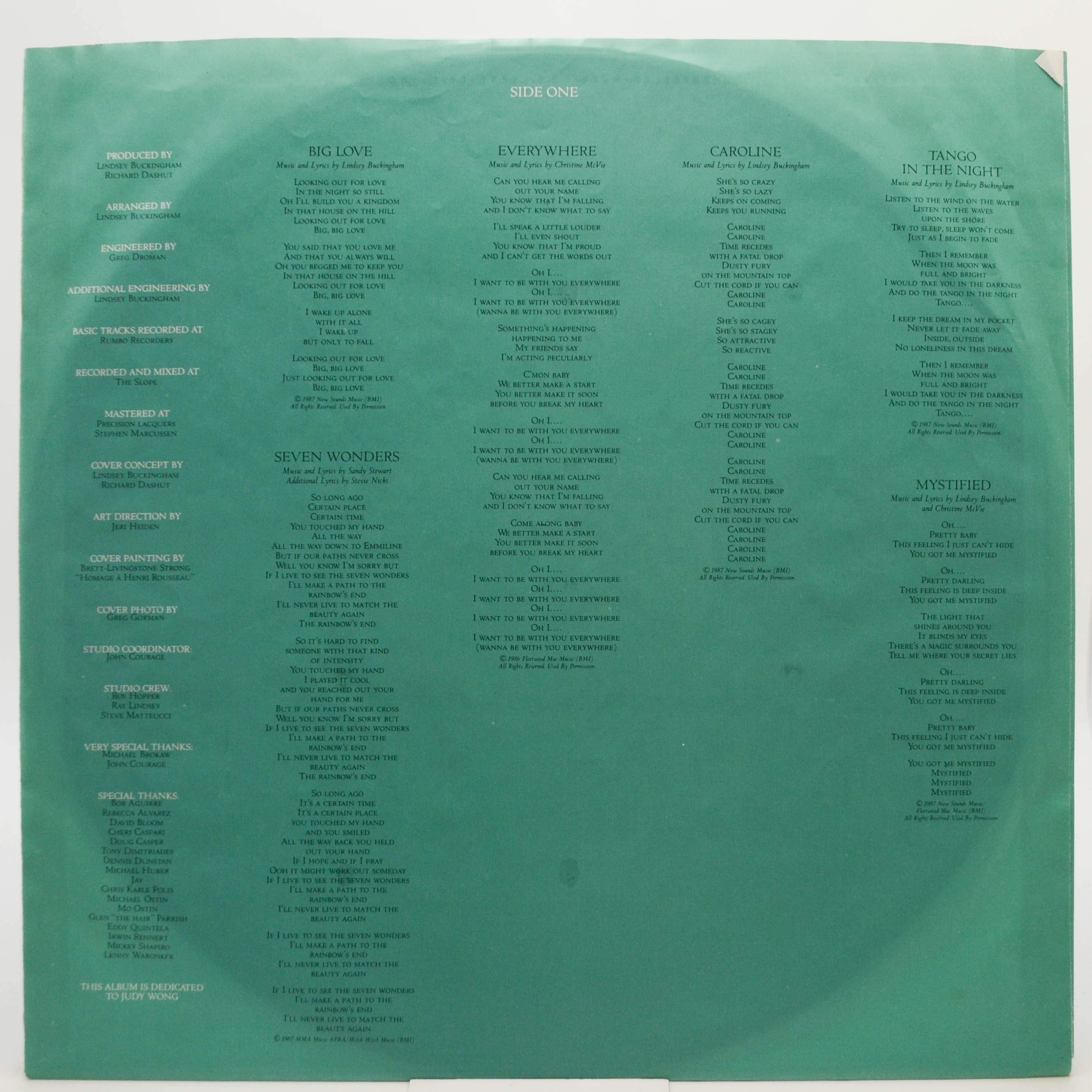 Fleetwood Mac — Tango In The Night, 1987