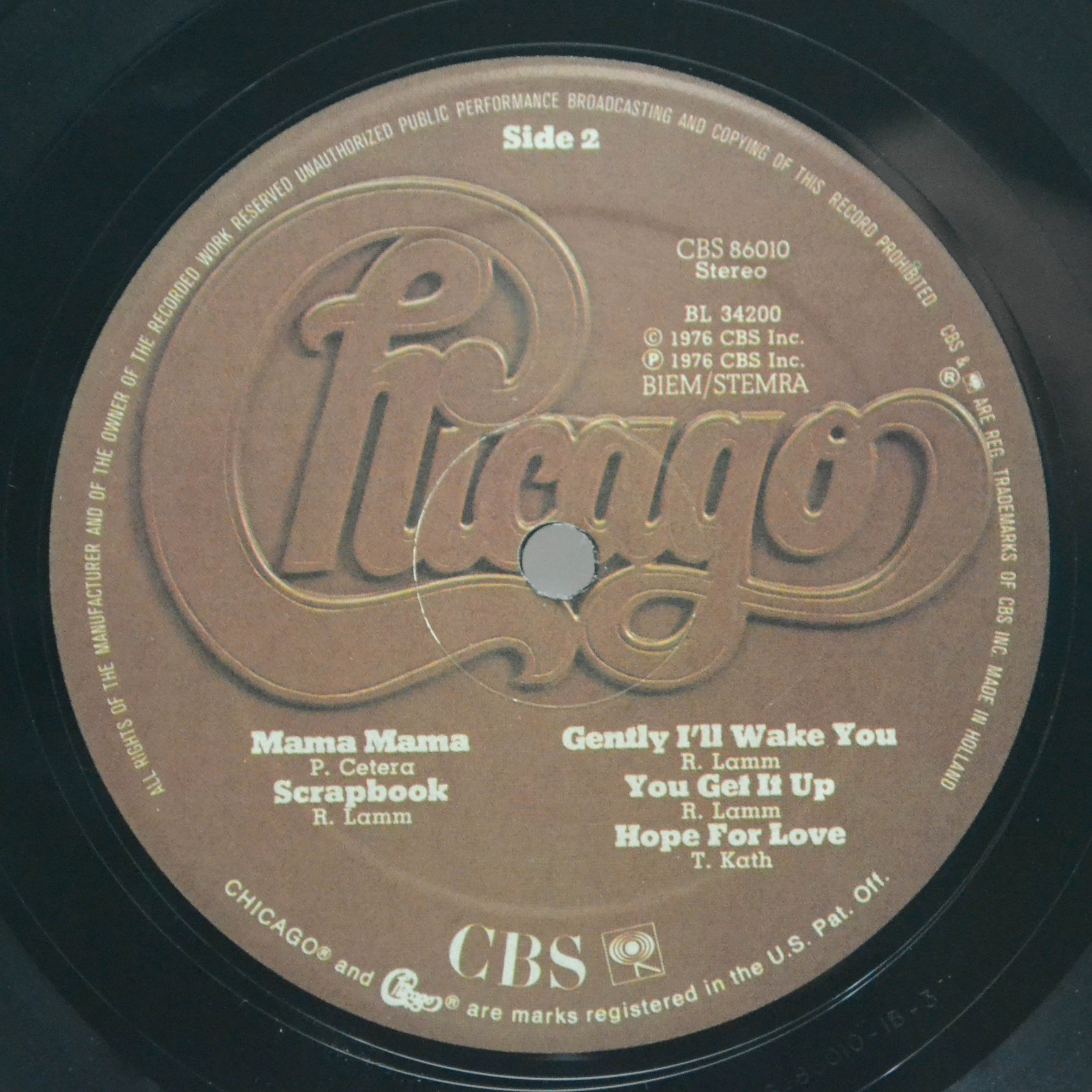 Chicago — Chicago X, 1976