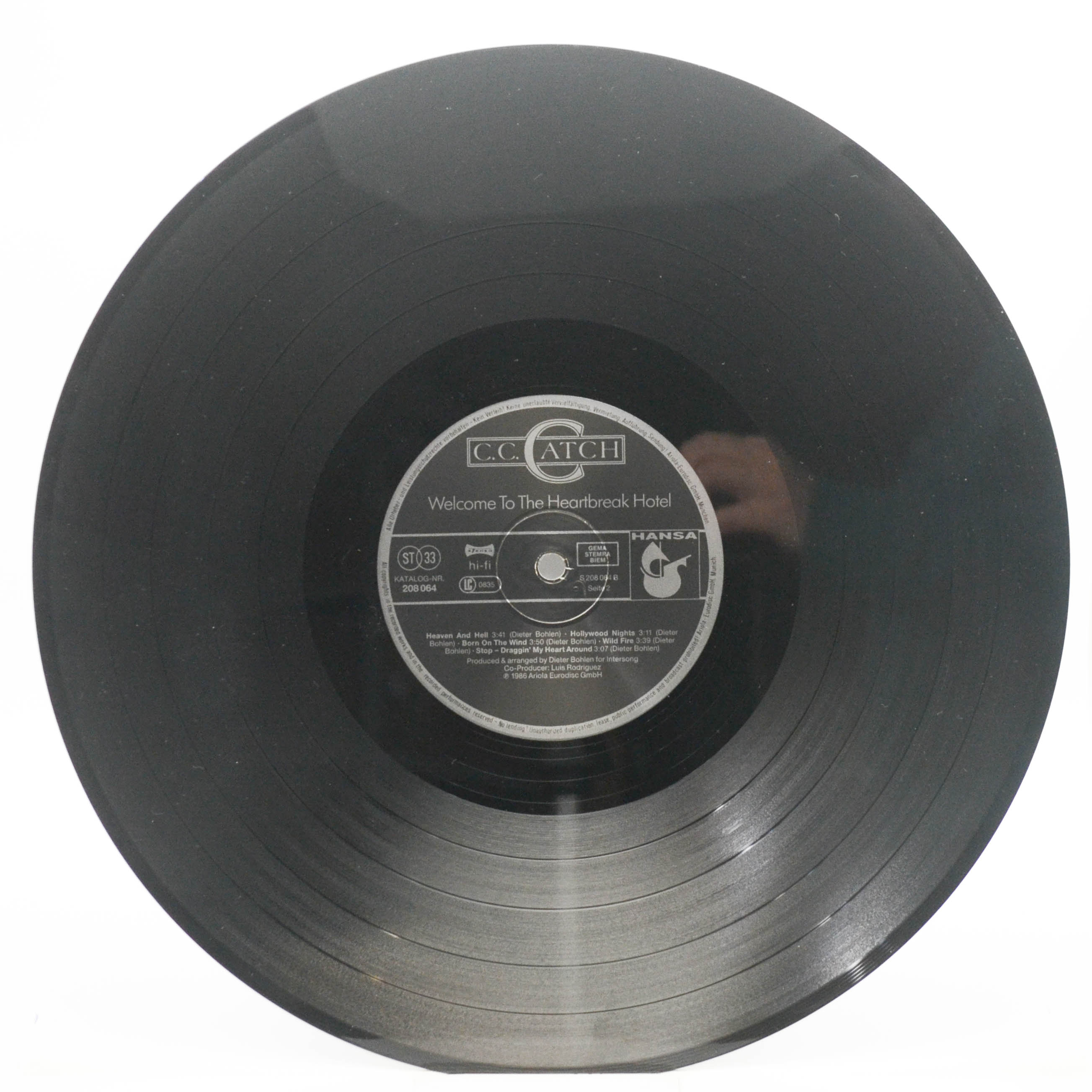 C.C. Catch — Welcome To The Heartbreak Hotel, 1986