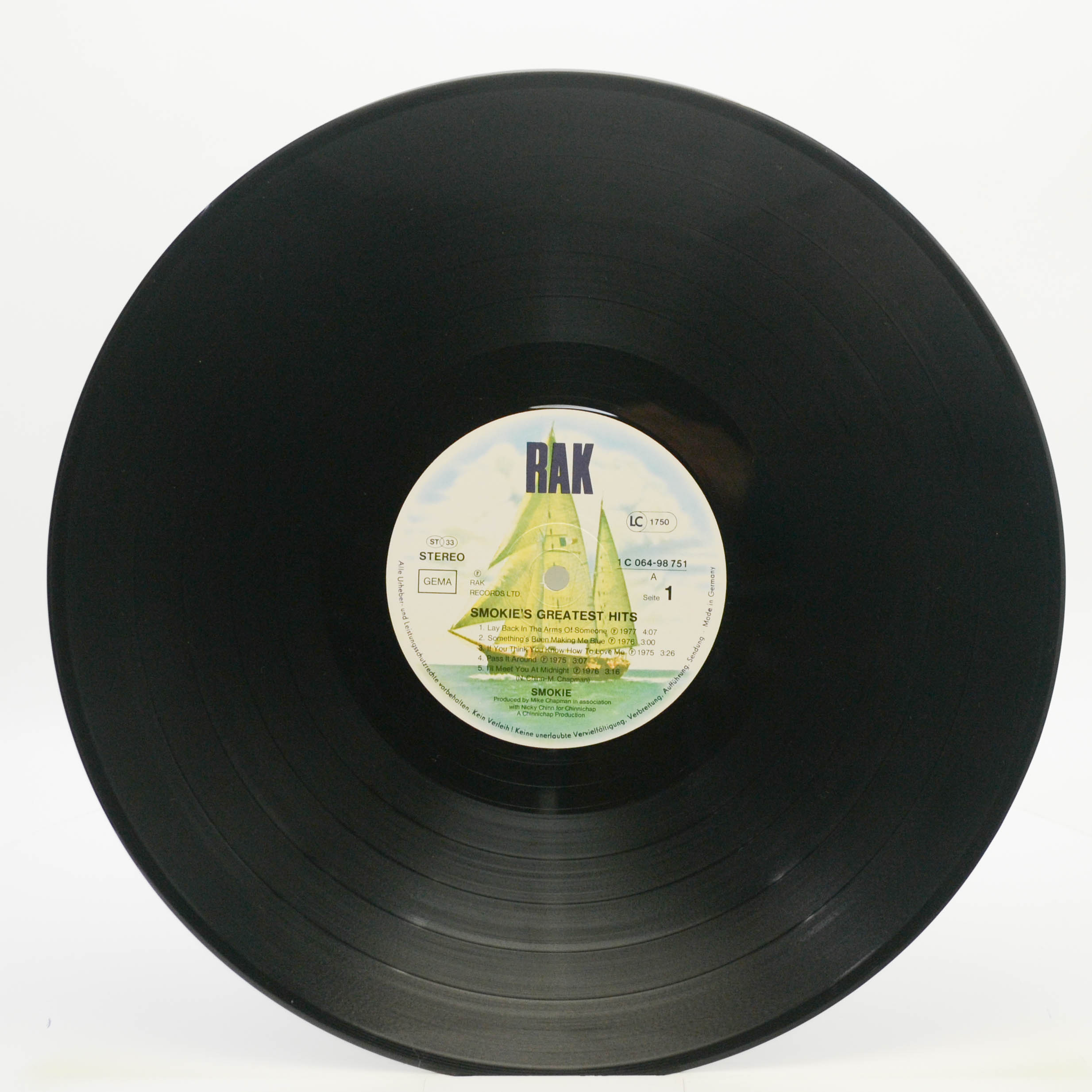 Виниловая пластинка Smokie — Greatest Hits, 1977