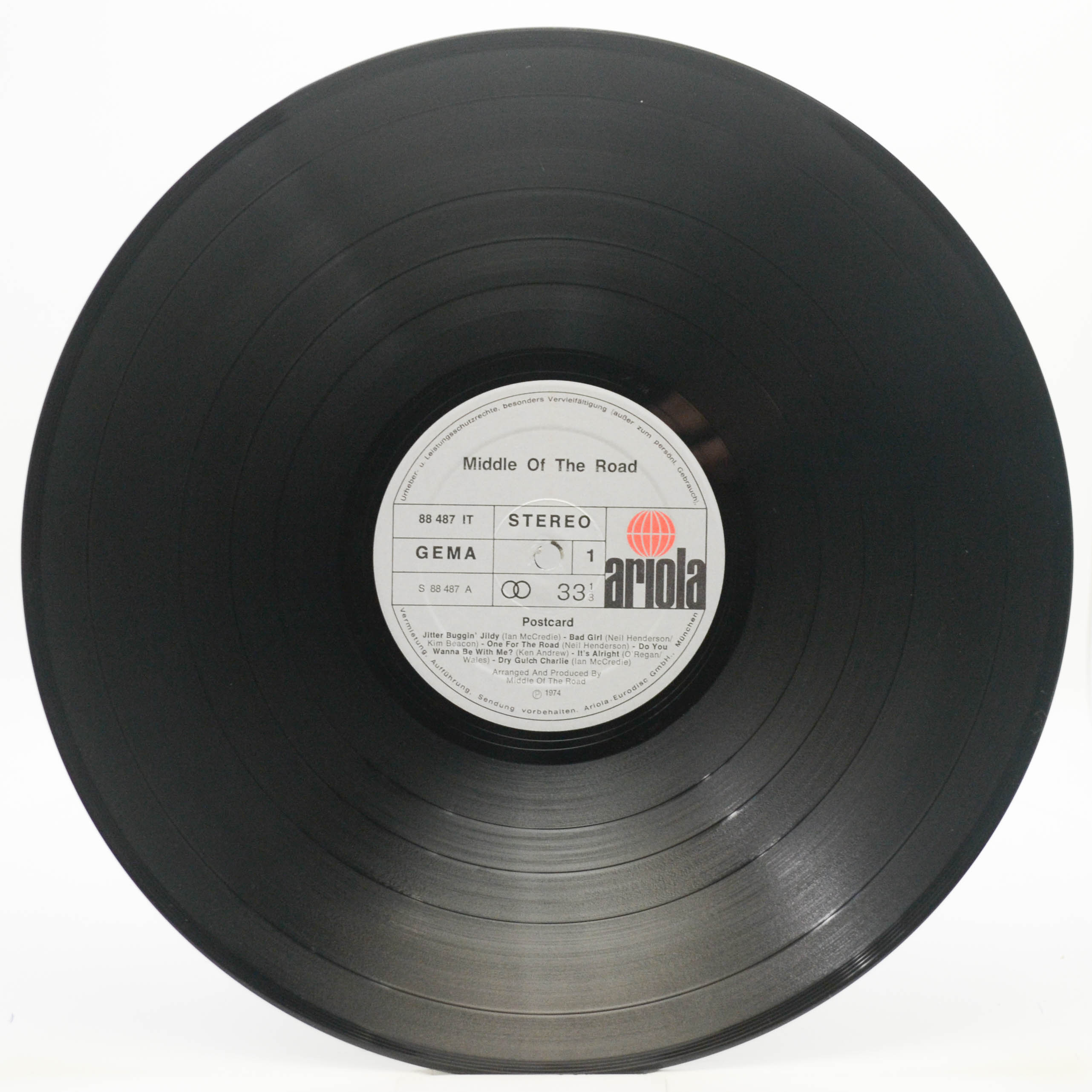 Middle Of The Road — Postcard, 1974