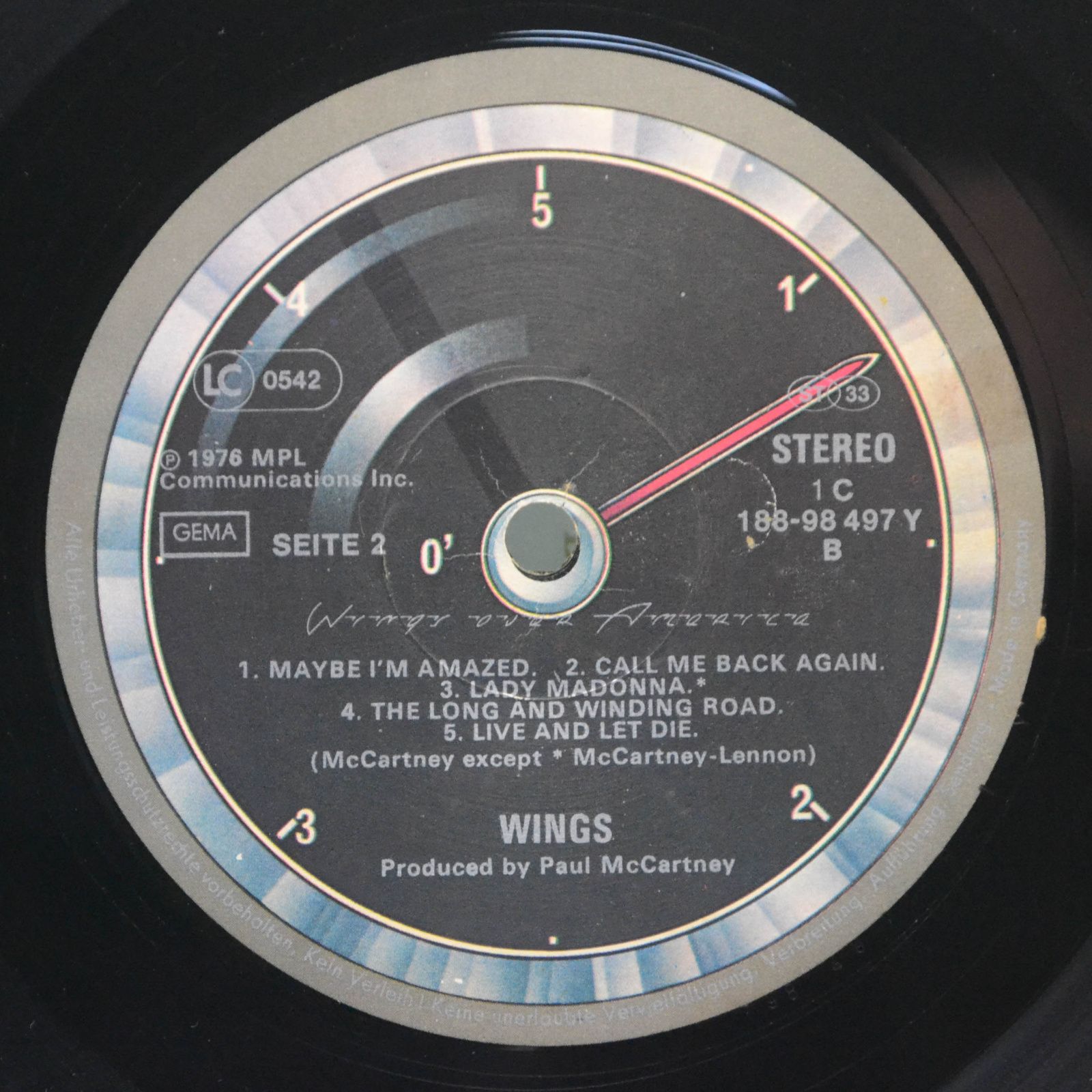 Wings — Wings Over America (3LP), 1976