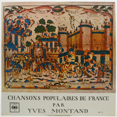 Виниловая пластинка Chansons Populaires De France (France), 1955