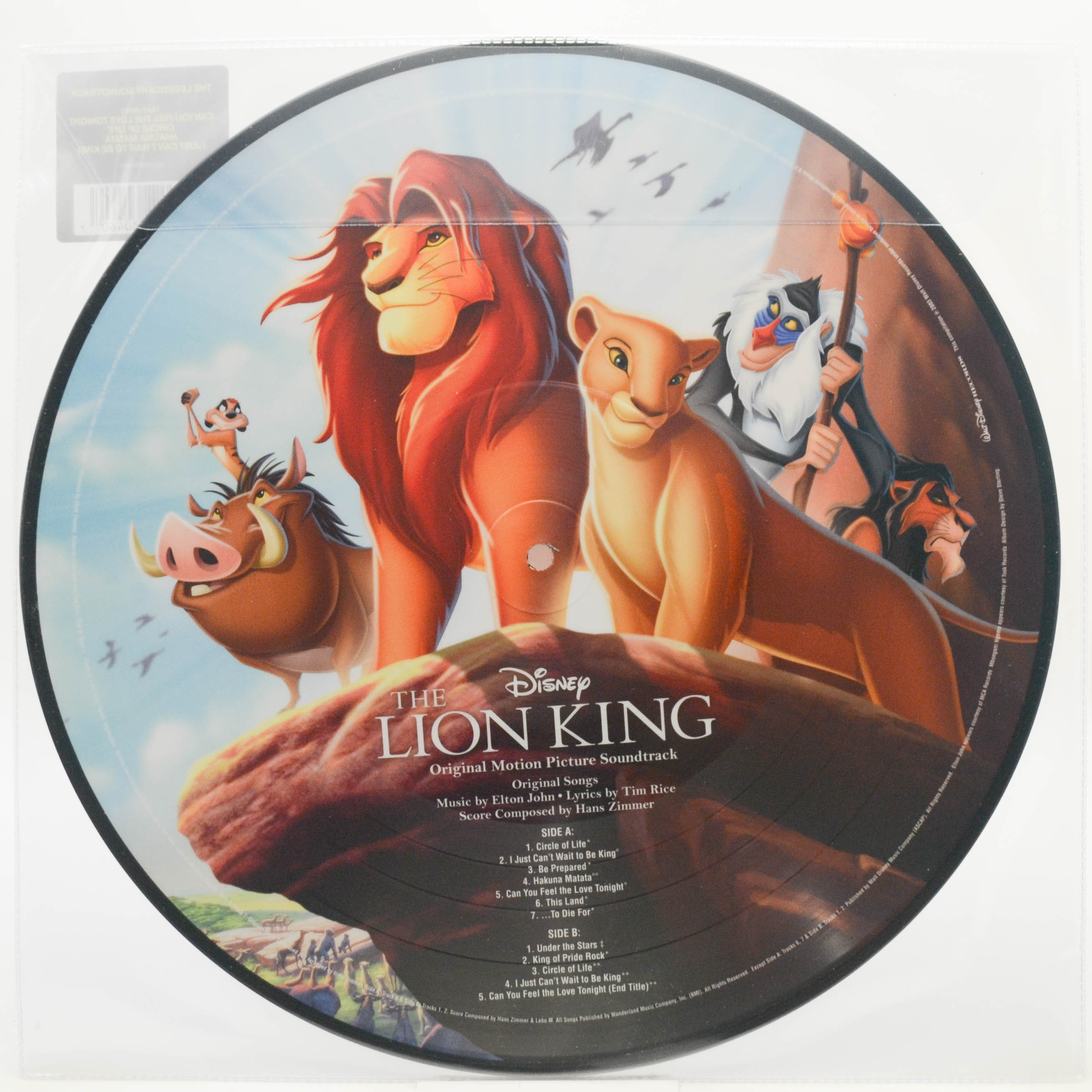 Various — The Lion King (Original Motion Picture Soundtrack), 1994