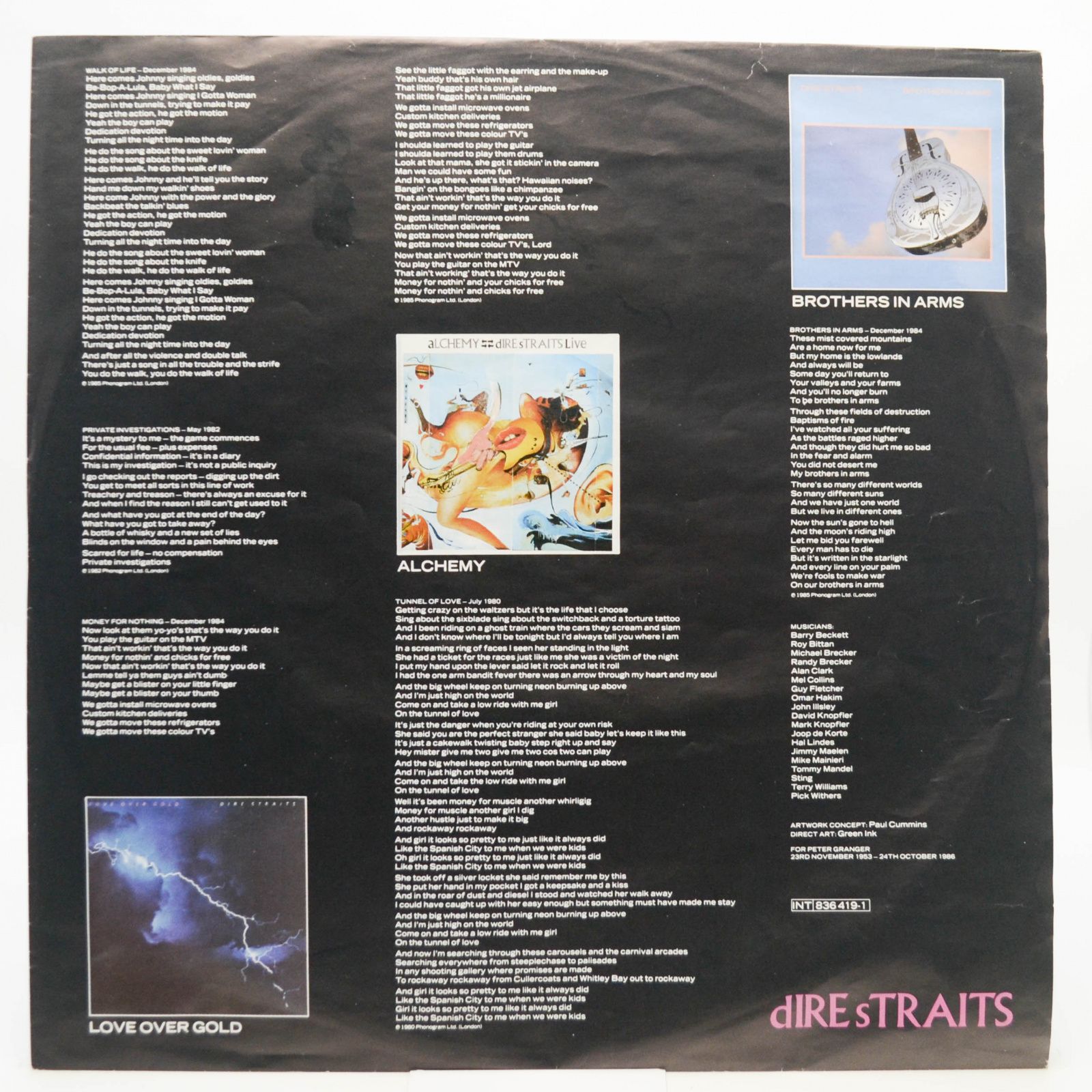 Dire Straits — Money For Nothing, 1988