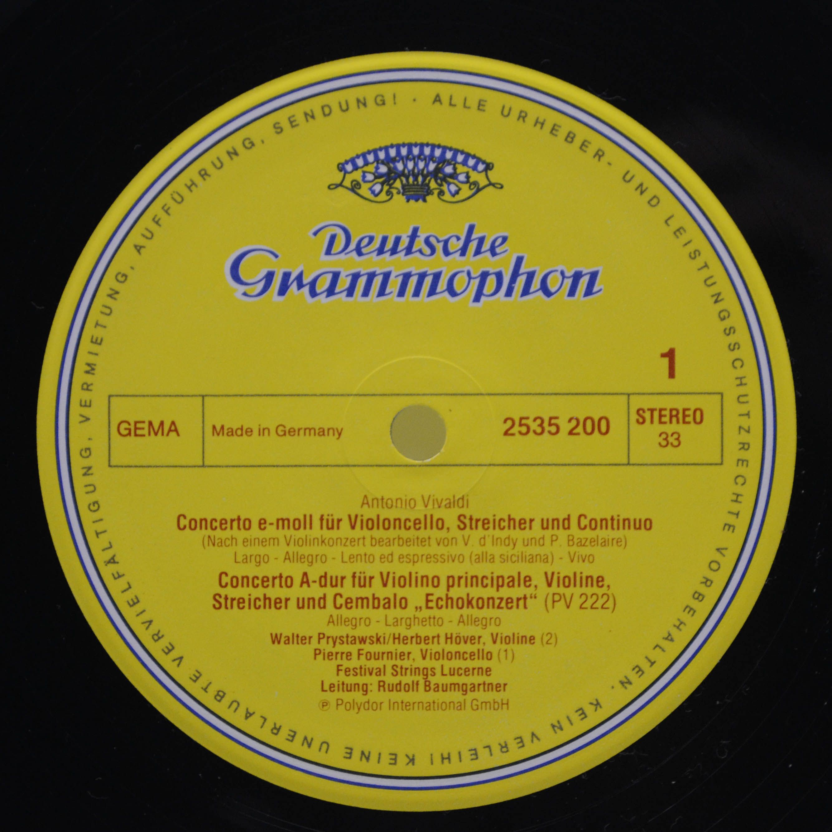 Antonio Vivaldi — Konzerte, 1976