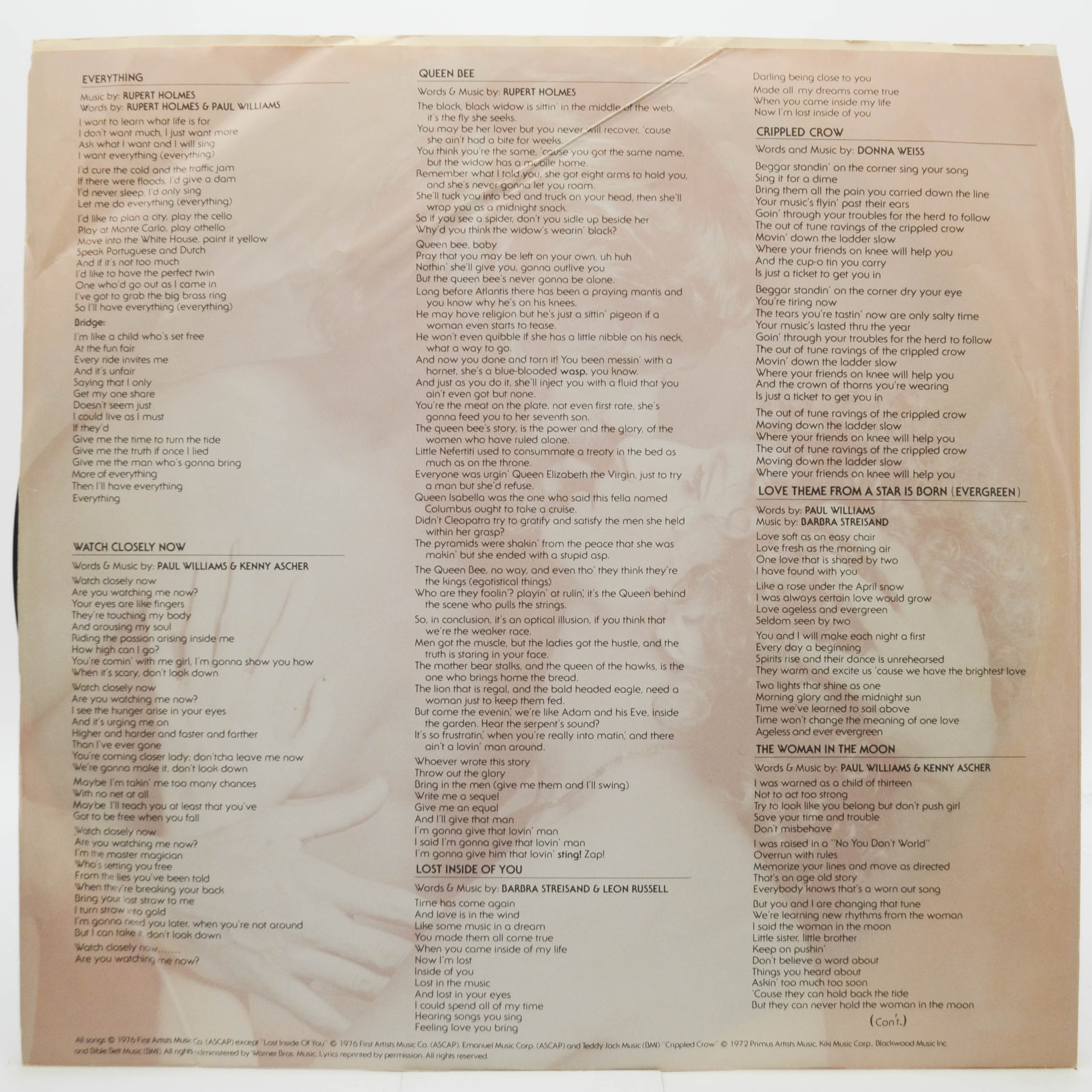 Виниловая пластинка Streisand, Kristofferson — A Star Is Born, 1976