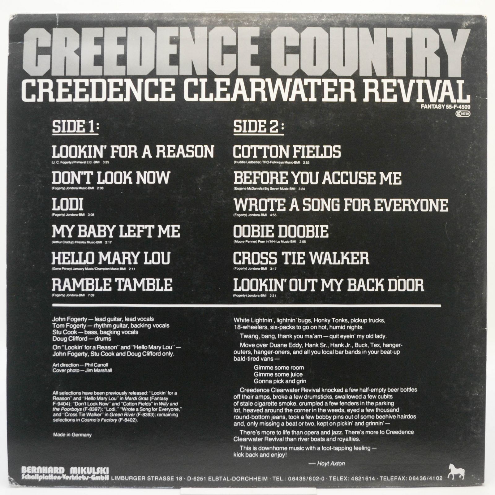Creedence Clearwater Revival — Creedence Country, 1981