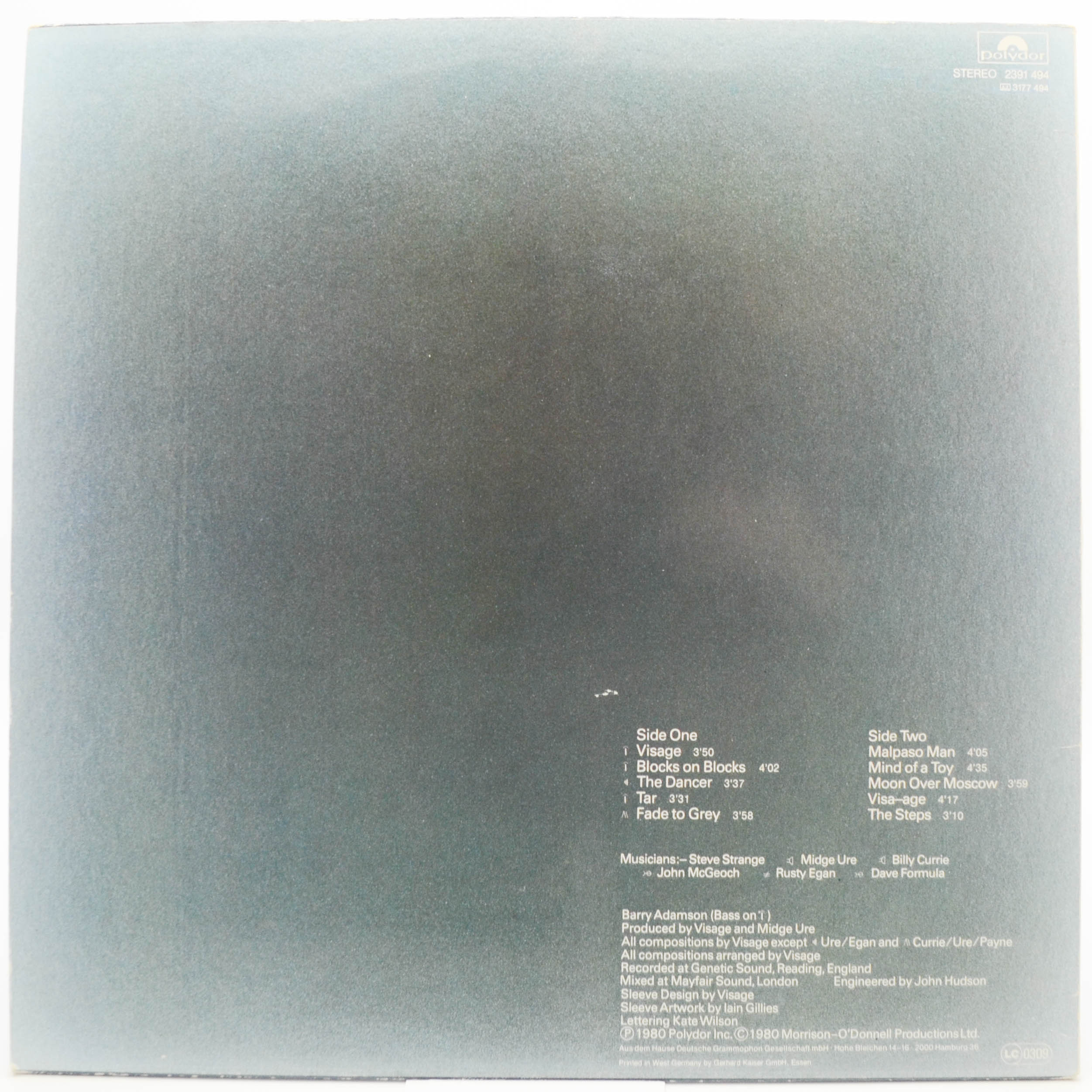 Visage — Visage, 1980