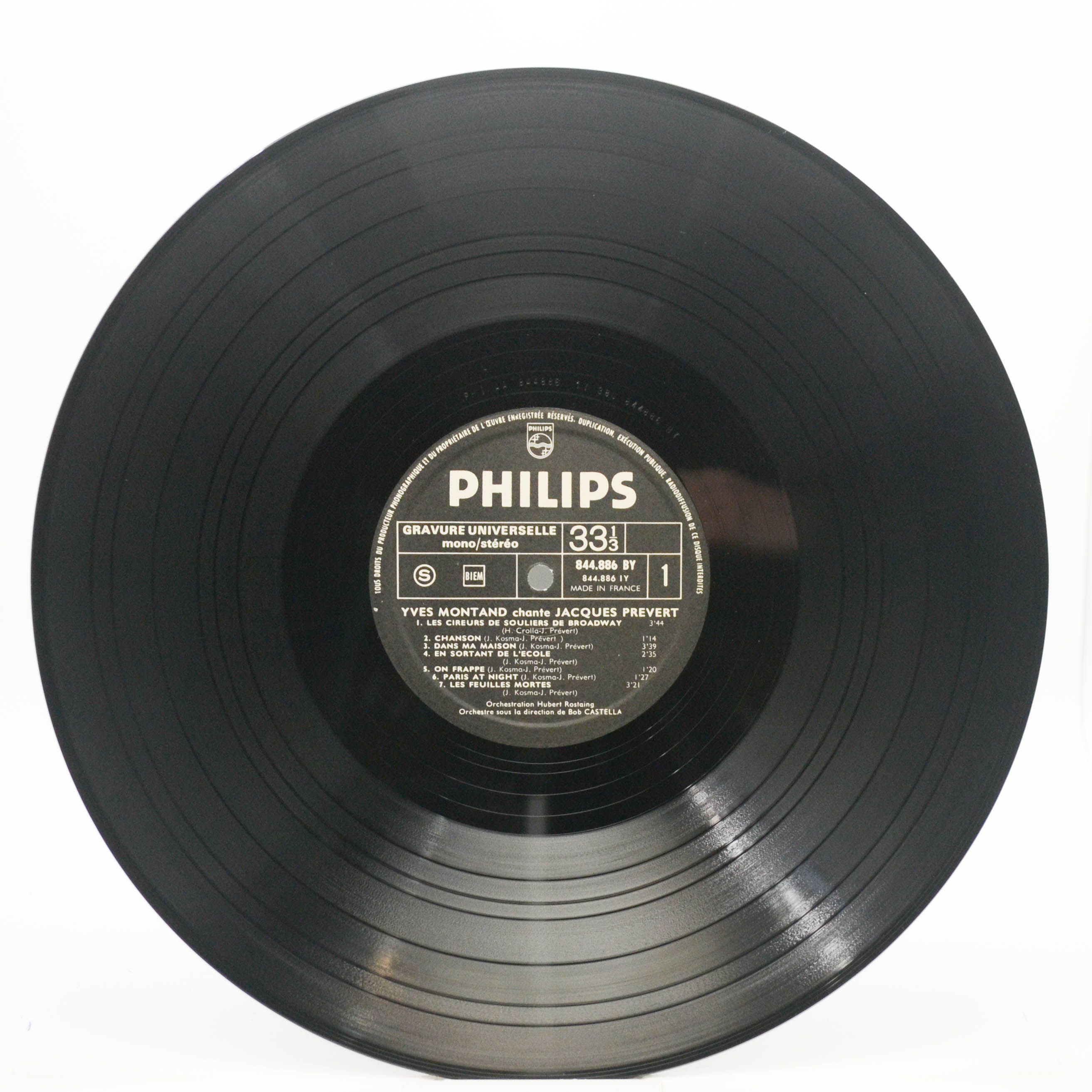 Yves Montand — Montand Chante Prévert (France), 1962