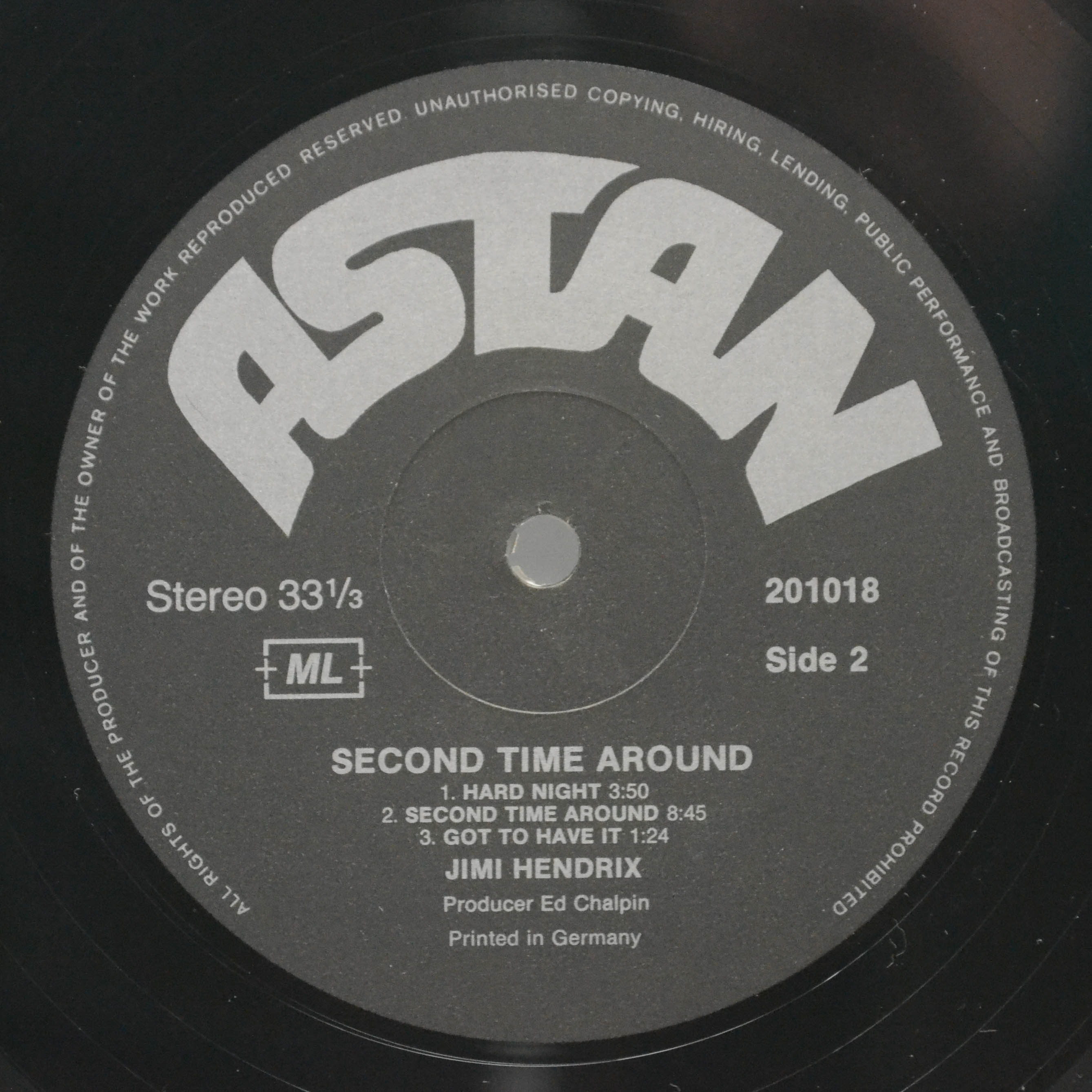 Jimi Hendrix — Second Time Around, 1979