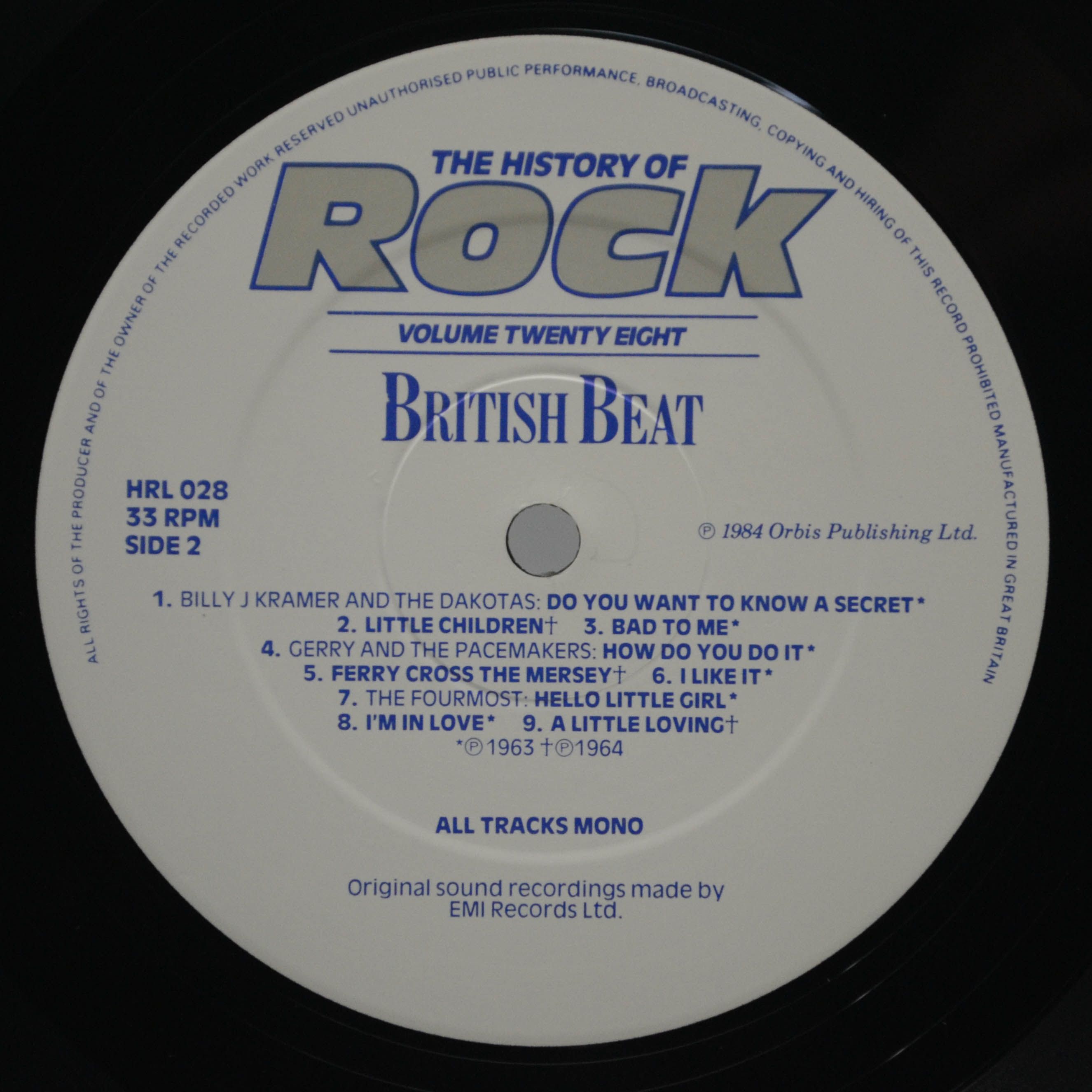 Animals / Various — The History Of Rock (Volume Twenty Eight) (2LP, UK), 1985