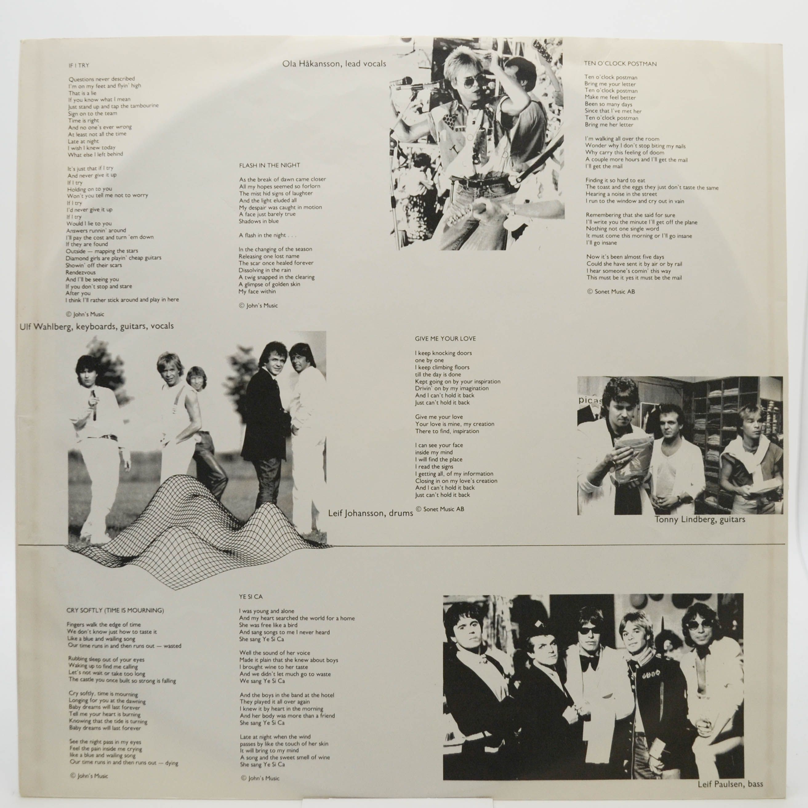 Secret Service — Greatest Hits, 1982