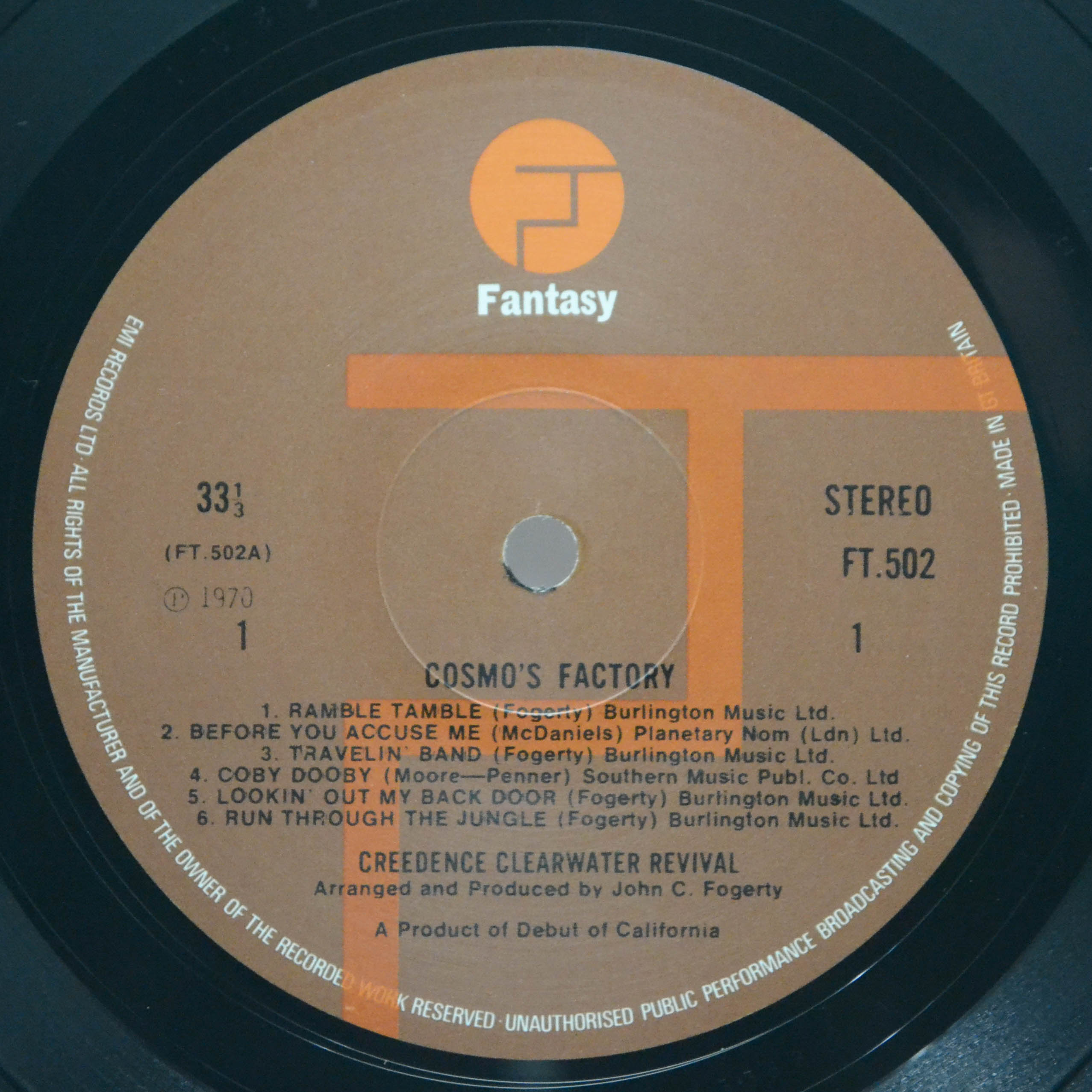 Creedence Clearwater Revival — Cosmo's Factory (UK), 1970