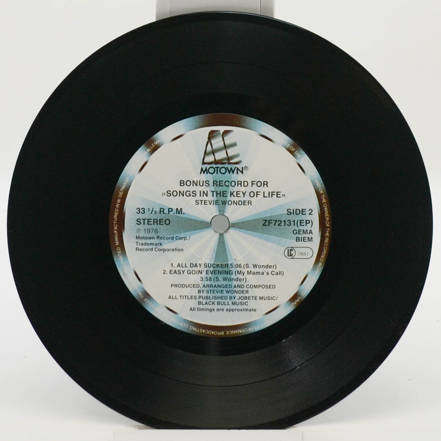 Stevie Wonder — Songs In The Key Of Life (2LP+7", booklet), 1976