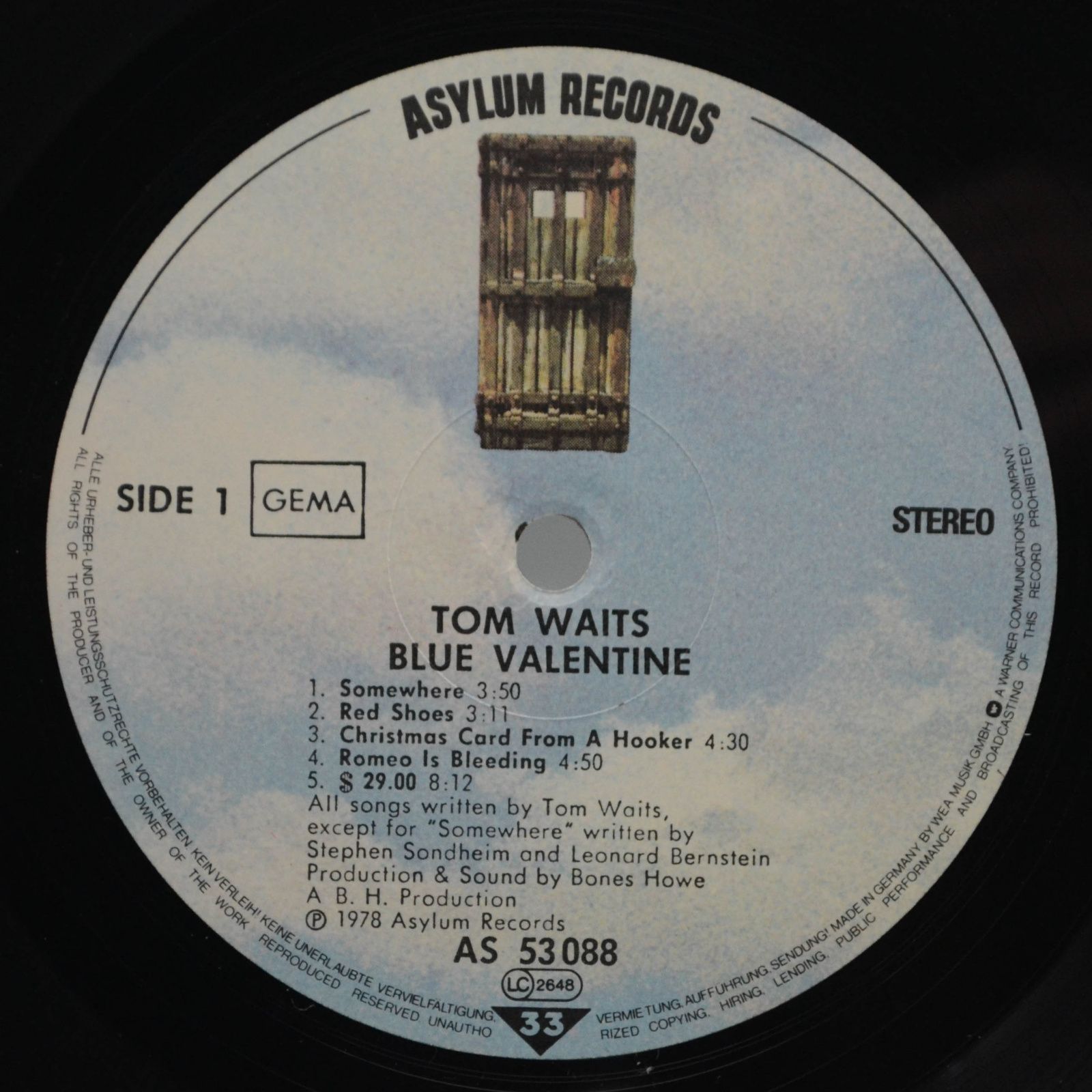 Tom Waits — Blue Valentine, 1979