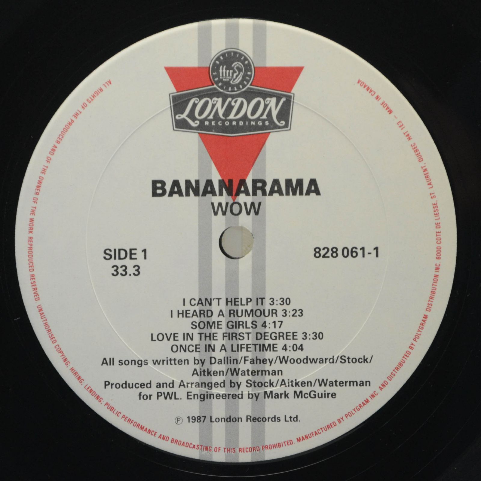Bananarama — Wow!, 1987