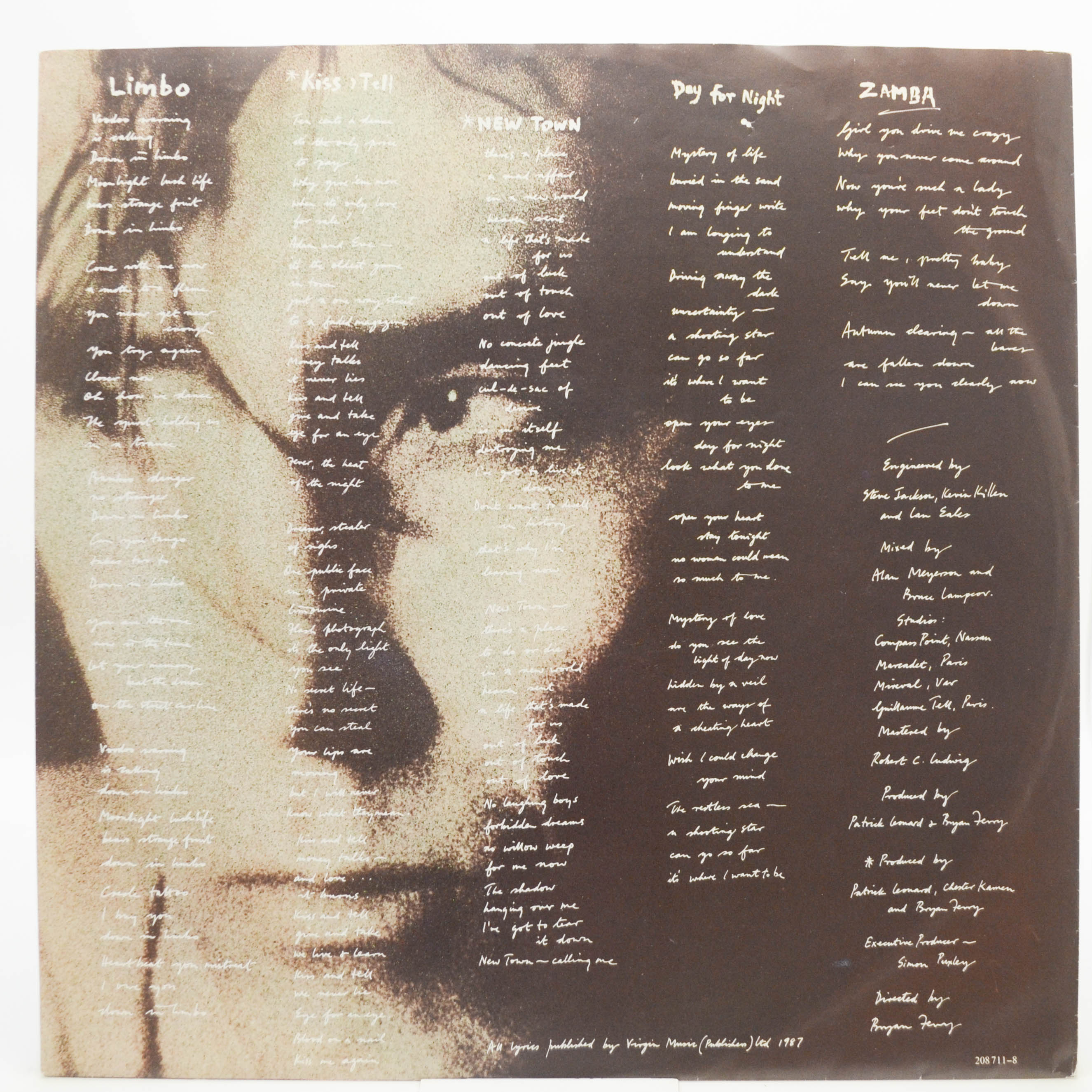 Bryan Ferry — Bête Noire, 1987