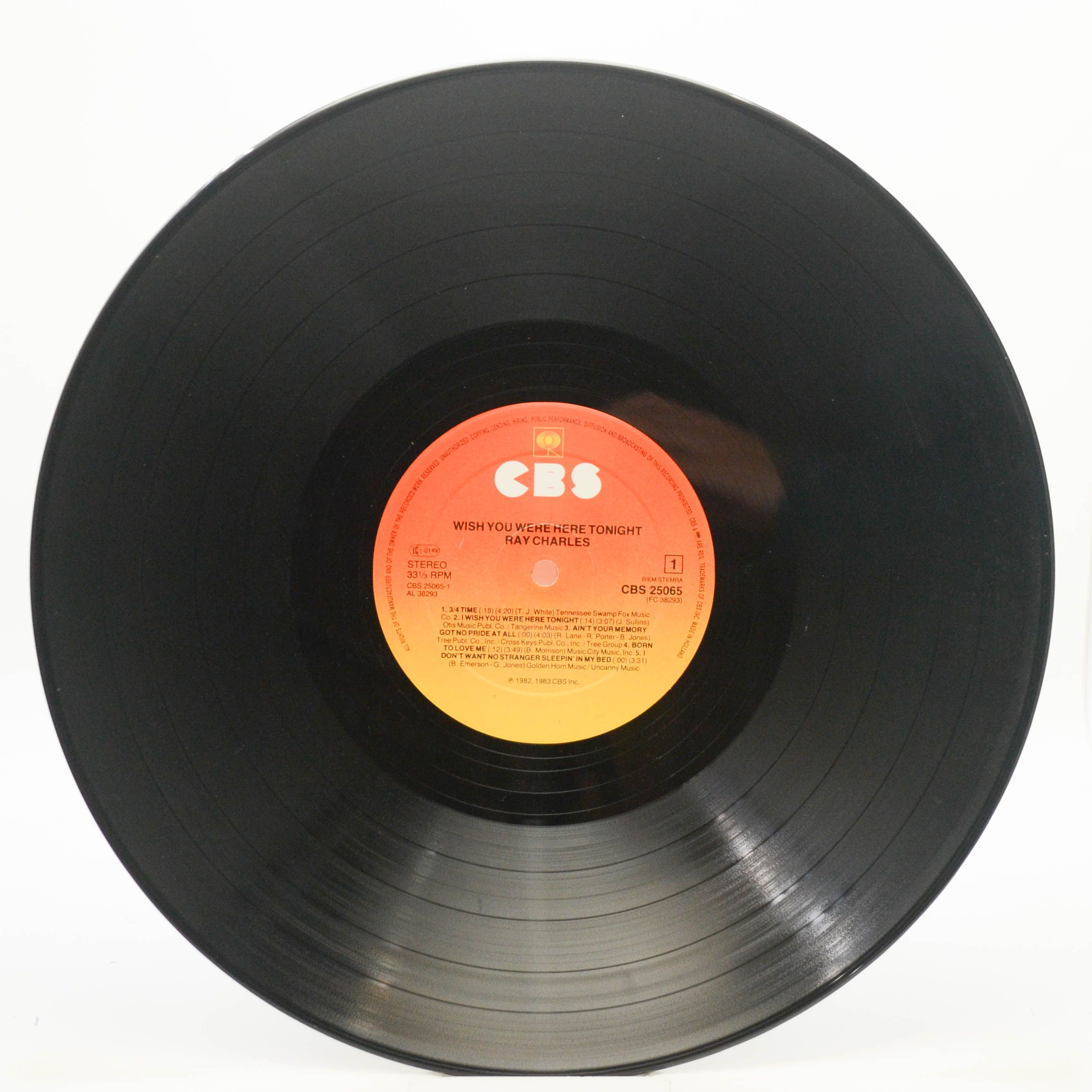 Ray Charles — Wish You Were Here Tonight, 1983