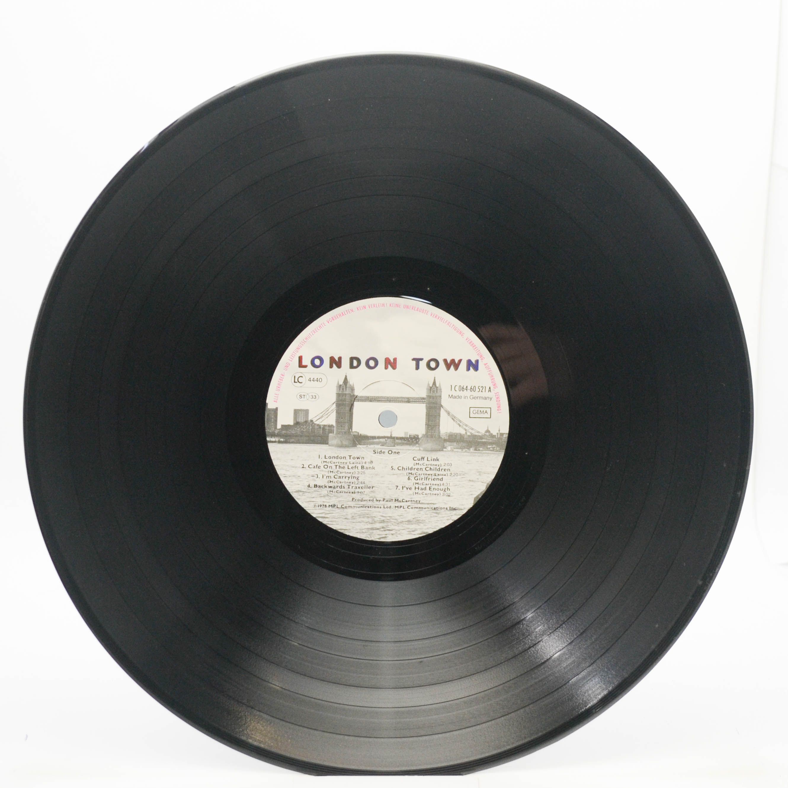 Wings — London Town (poster), 1978
