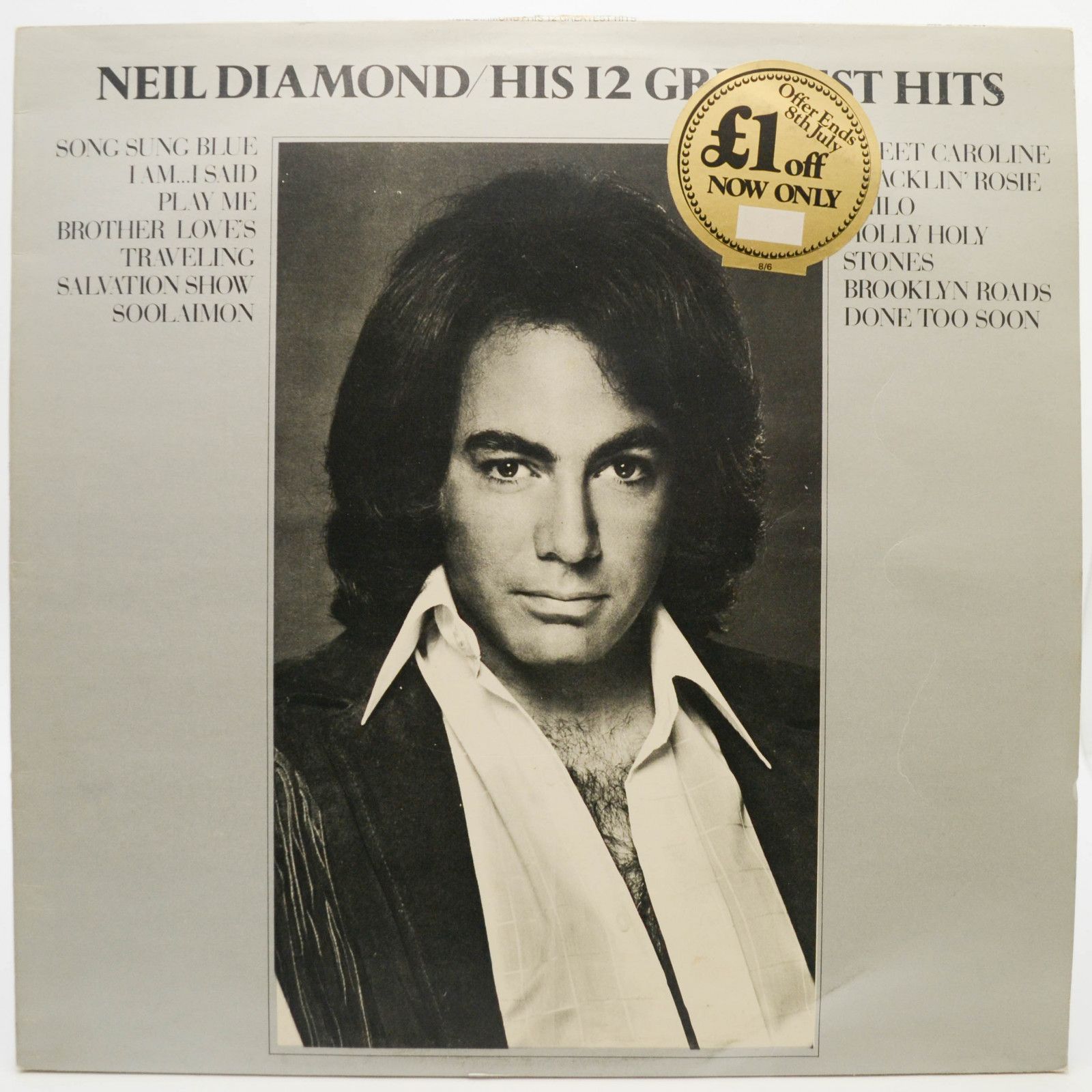 Neil Diamond — His 12 Greatest Hits (UK), 1974
