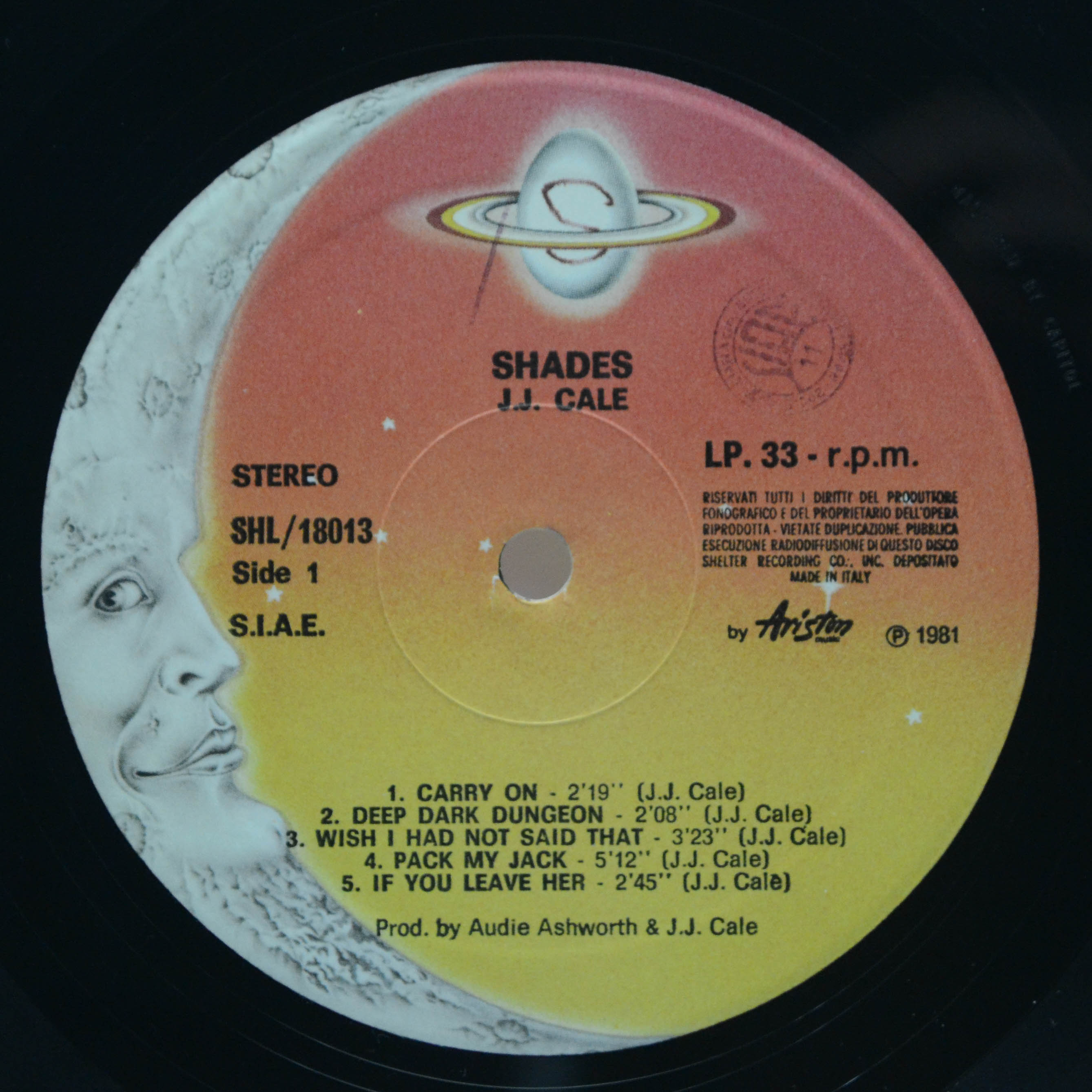 J.J. Cale — Shades, 1981