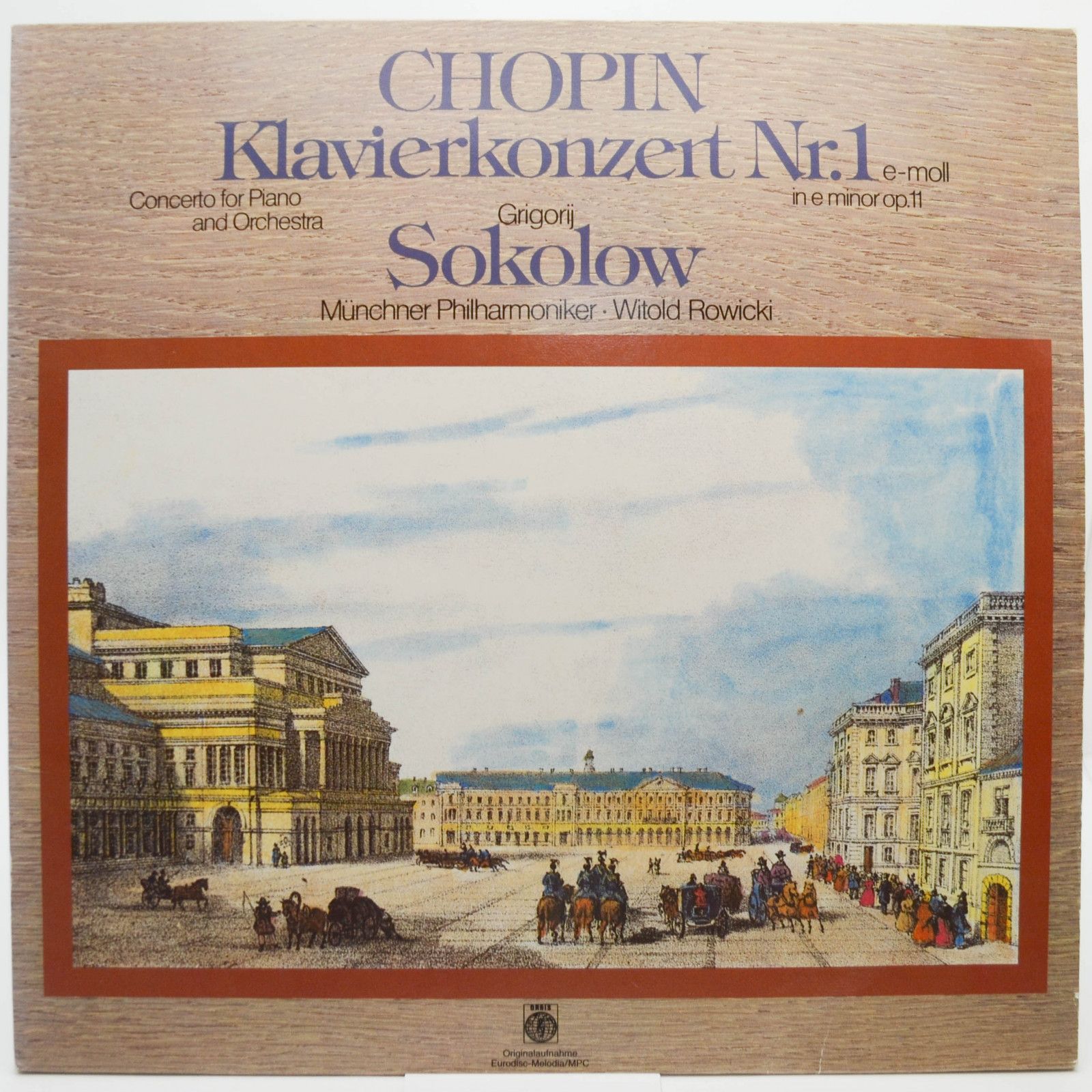 Chopin, Grigorij Sokolow, Münchner Philharmoniker, Witold Rowicki — Klavierkonzert Nr. 1 E-Moll = In E Minor Op. 11, 1978