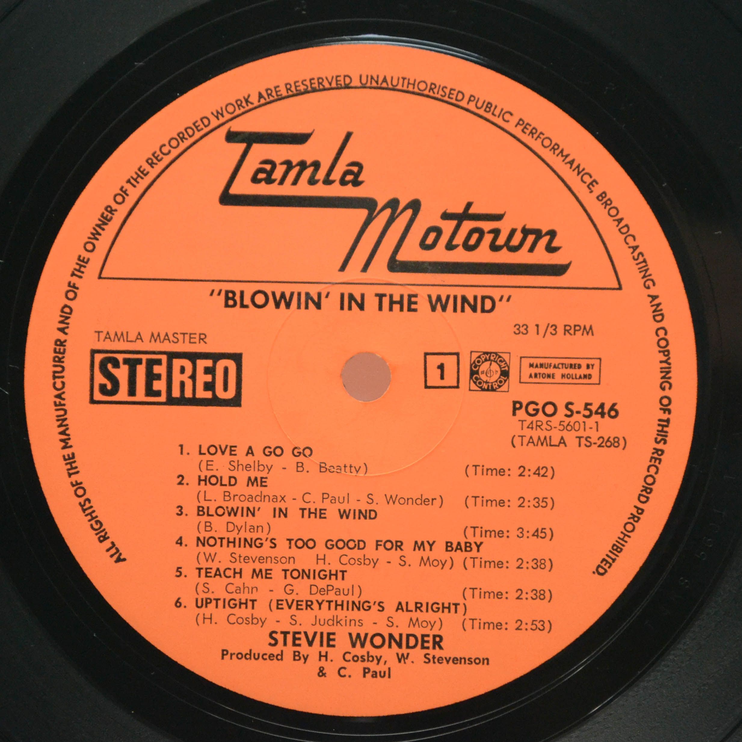 Stevie Wonder — Blowin' In The Wind, 1966