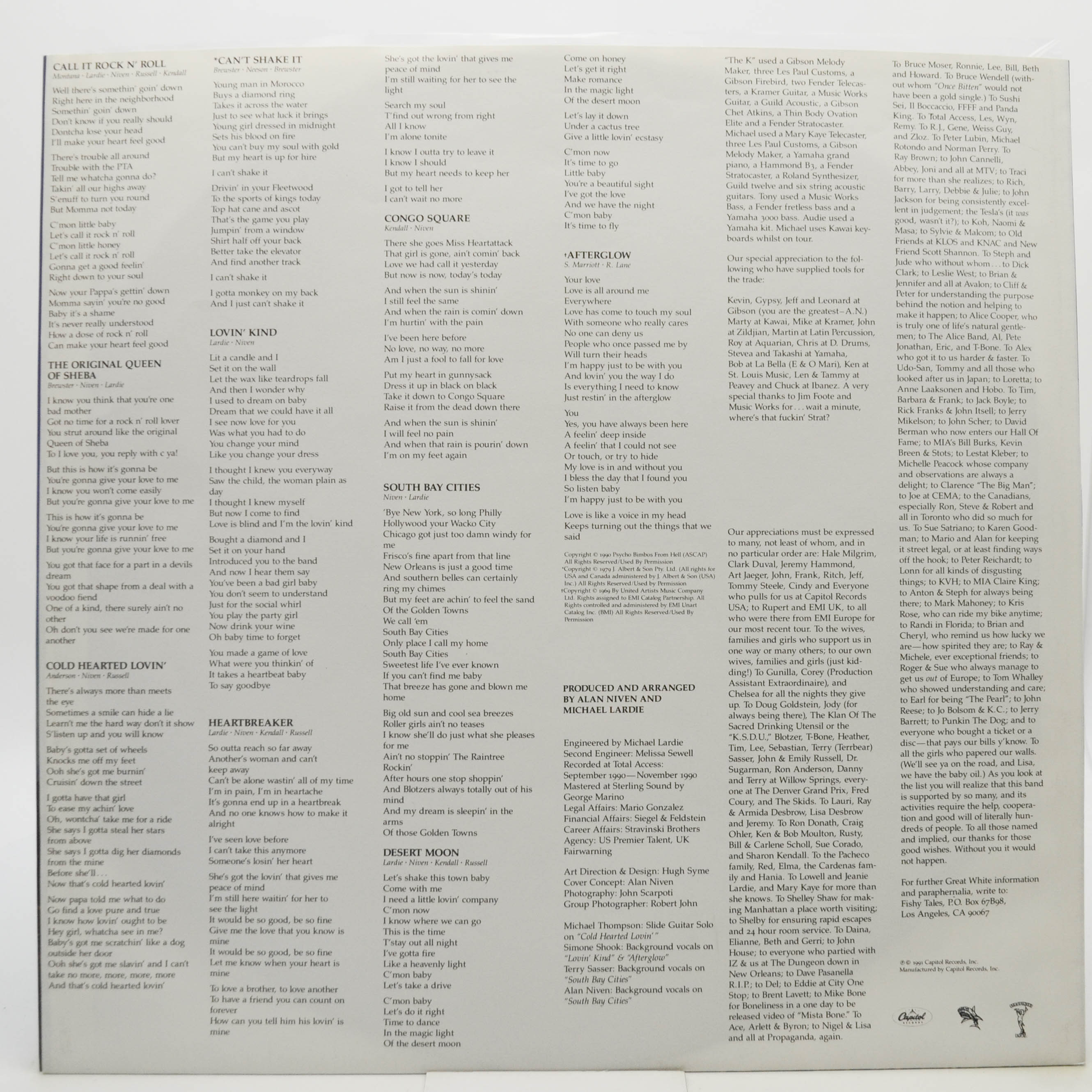 Great White — Hooked, 1991