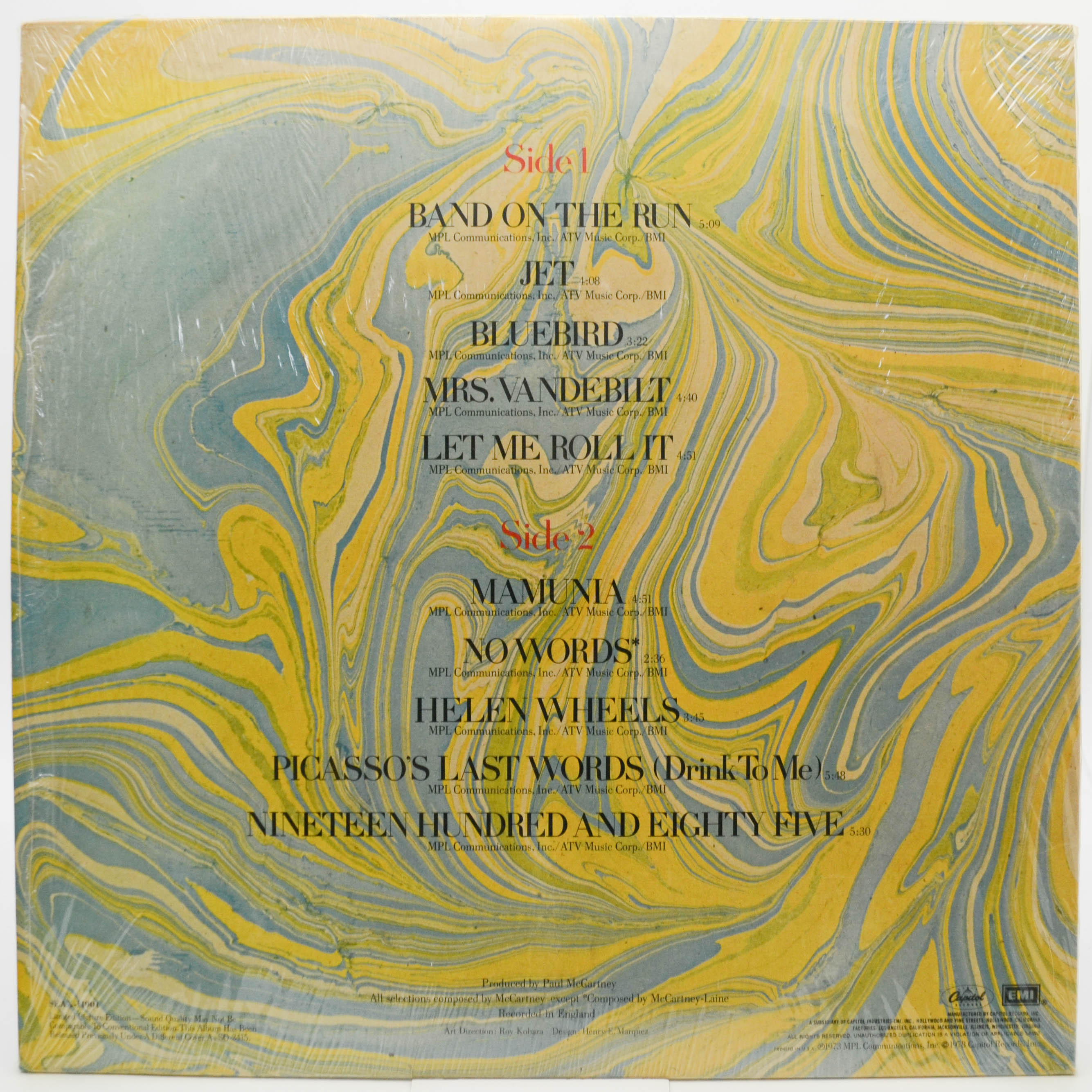 Paul McCartney & Wings — Band On The Run (USA), 1973