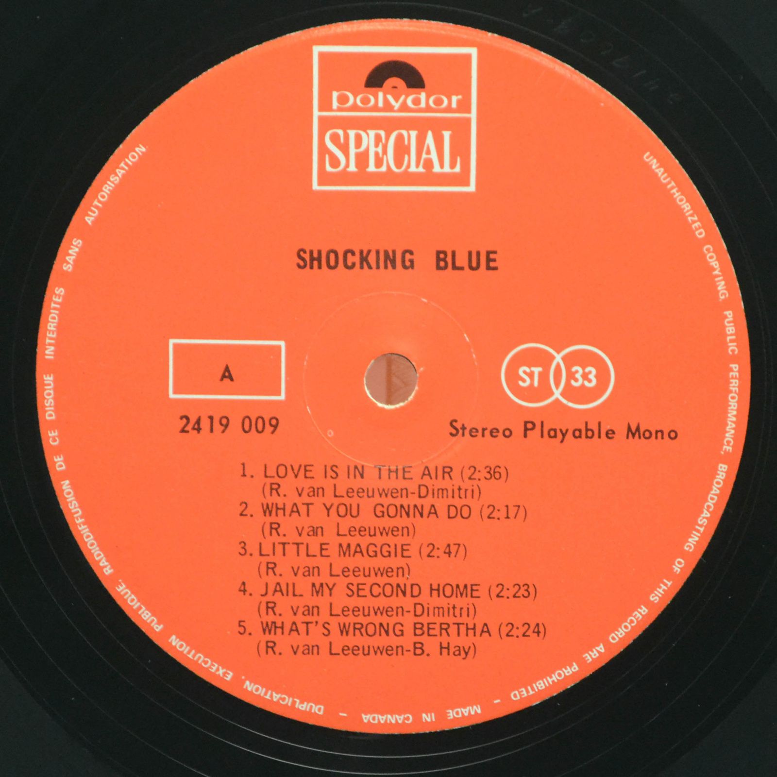 Shocking Blue — Shocking Blue, 1967