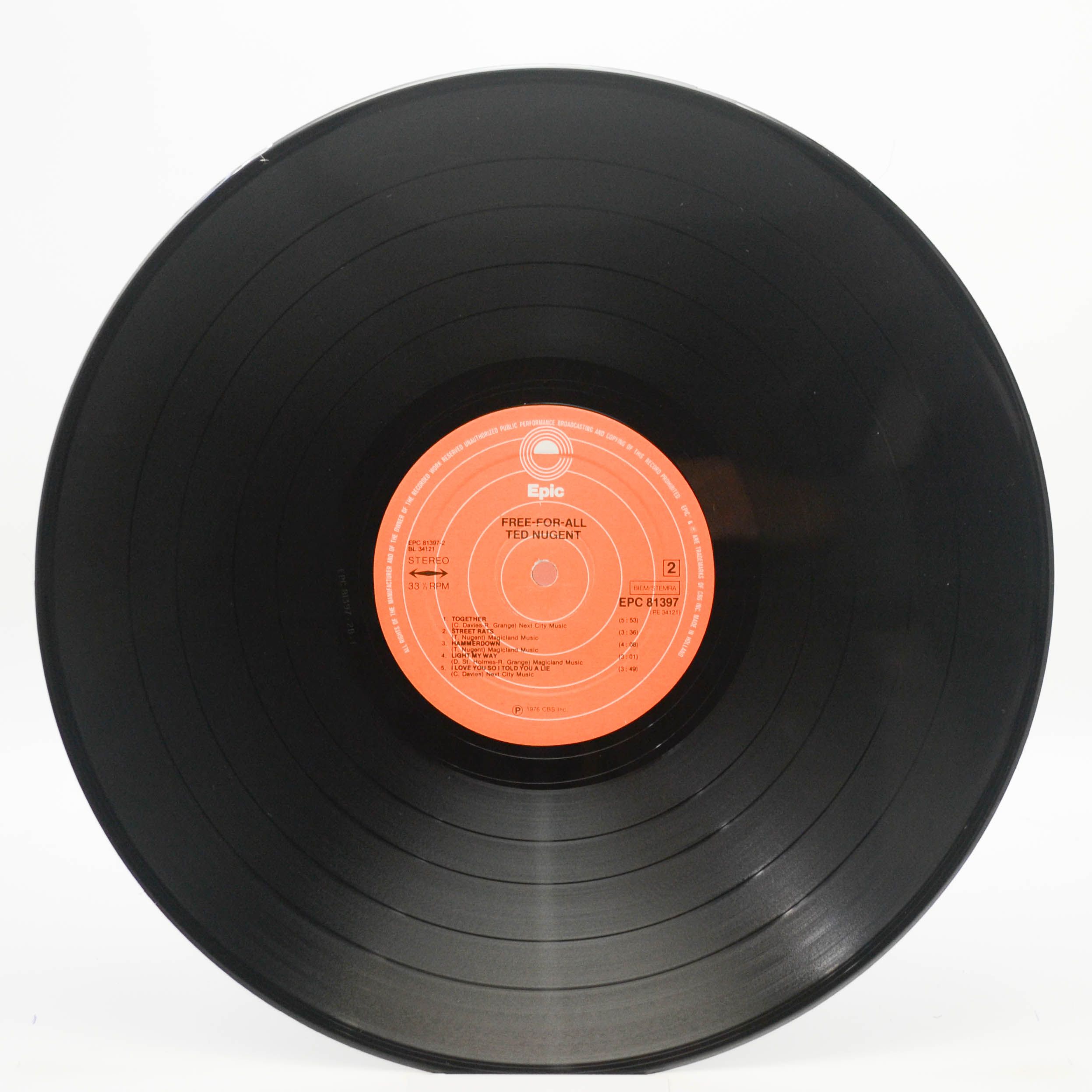 Ted Nugent — Free-For-All, 1976