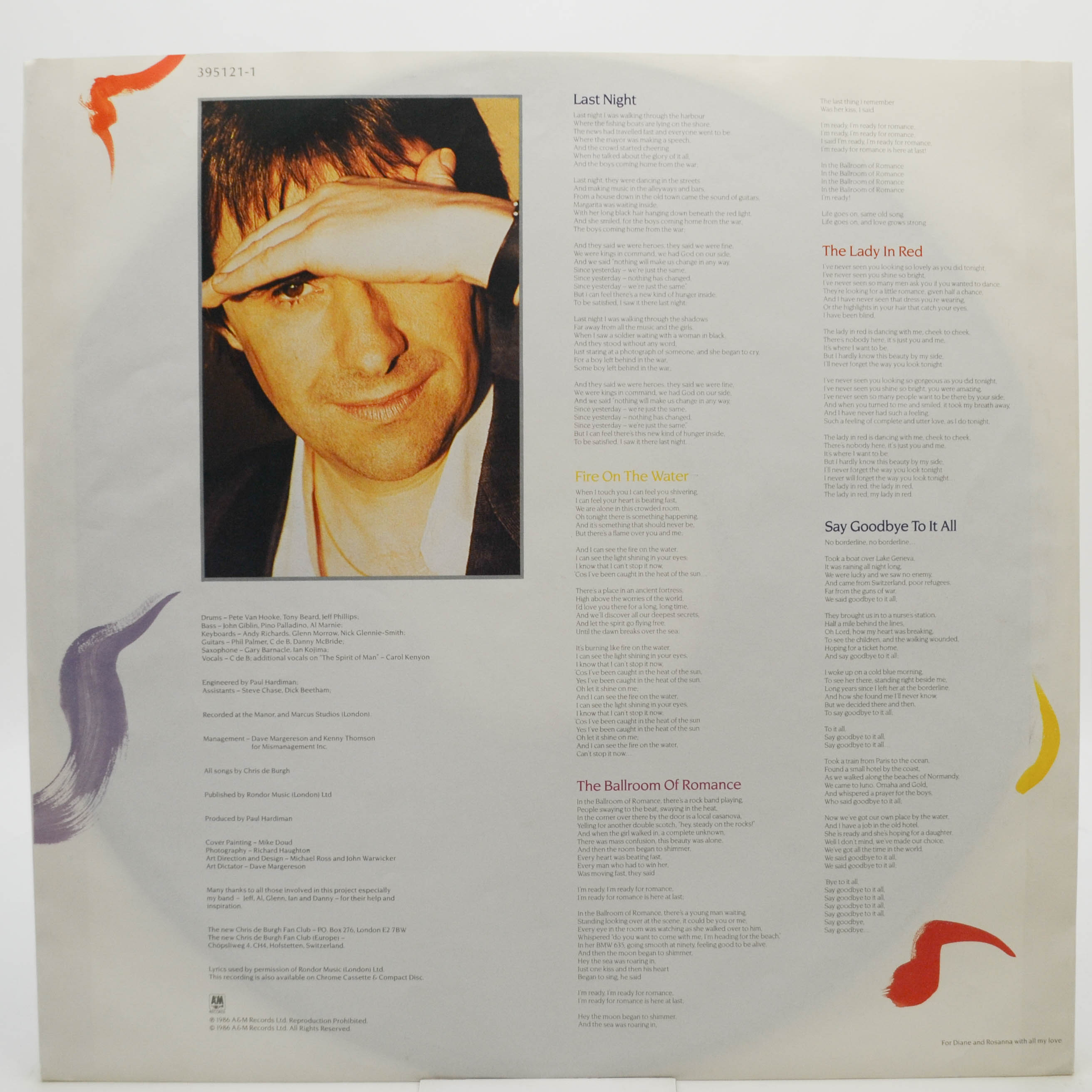 Chris de Burgh — Into The Light, 1986