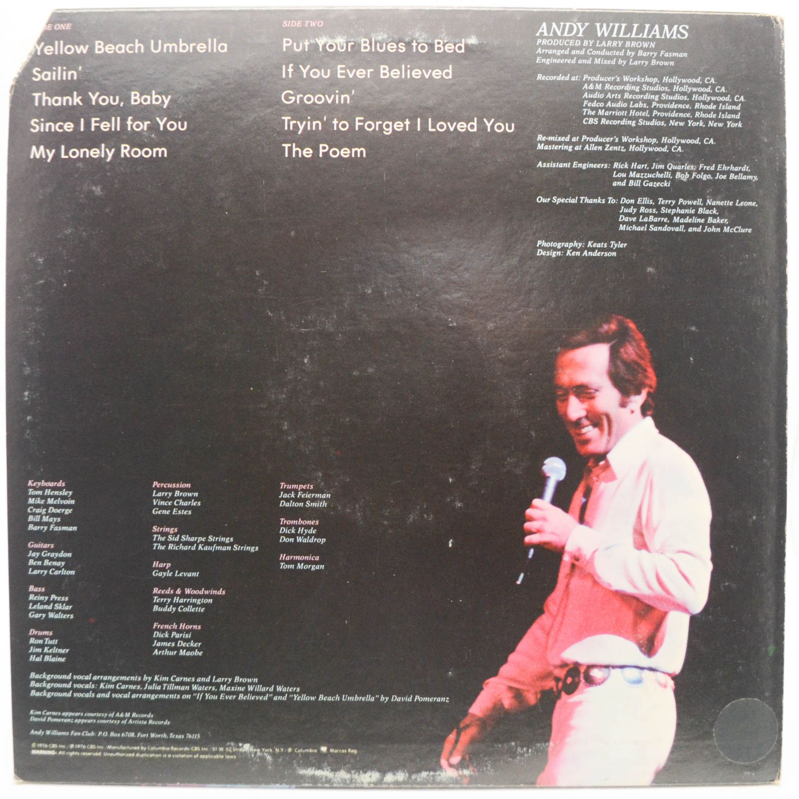 Andy Williams — Andy (USA), 1976