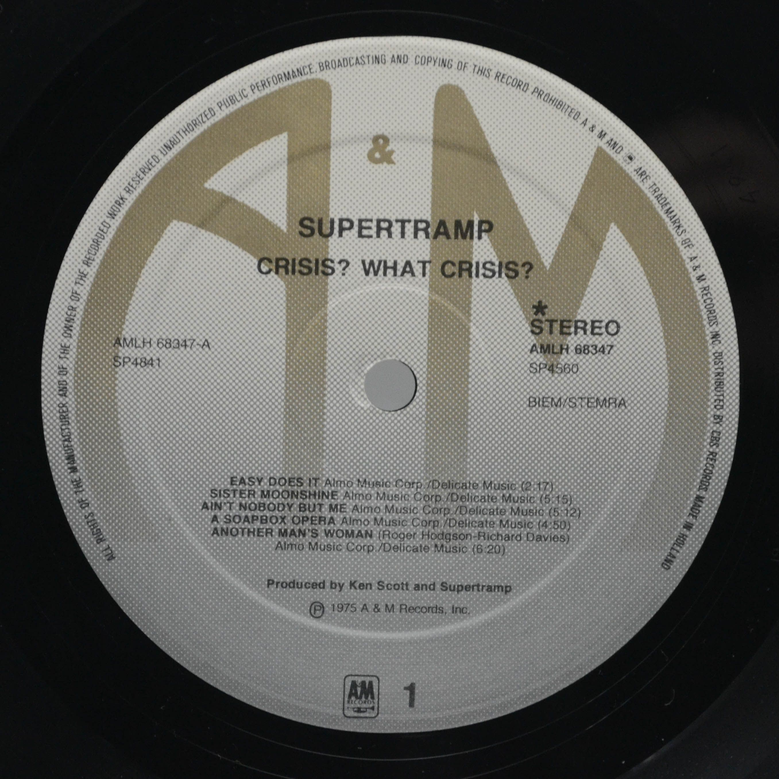 Supertramp — Crisis? What Crisis?, 1975