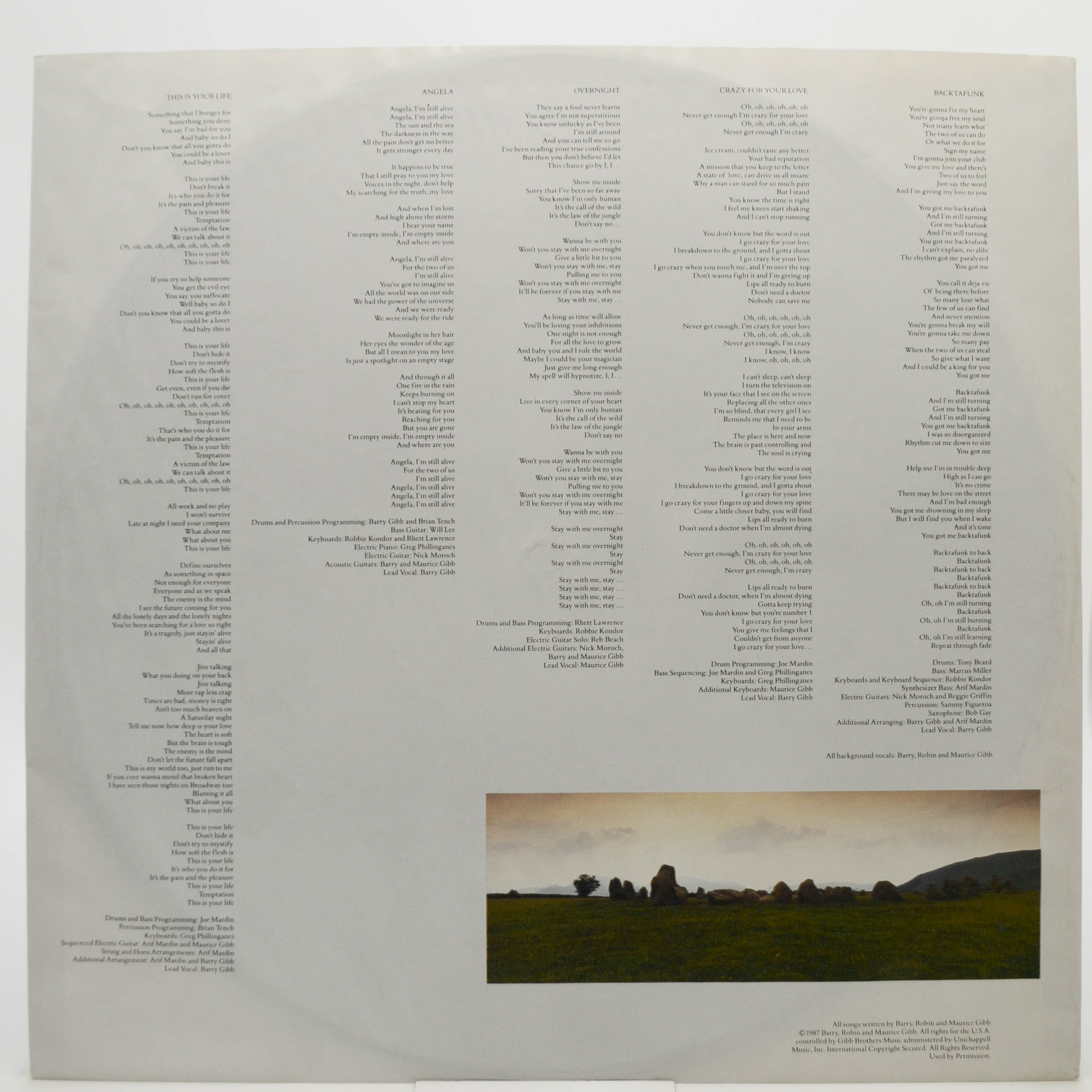 Bee Gees — E·S·P, 1987