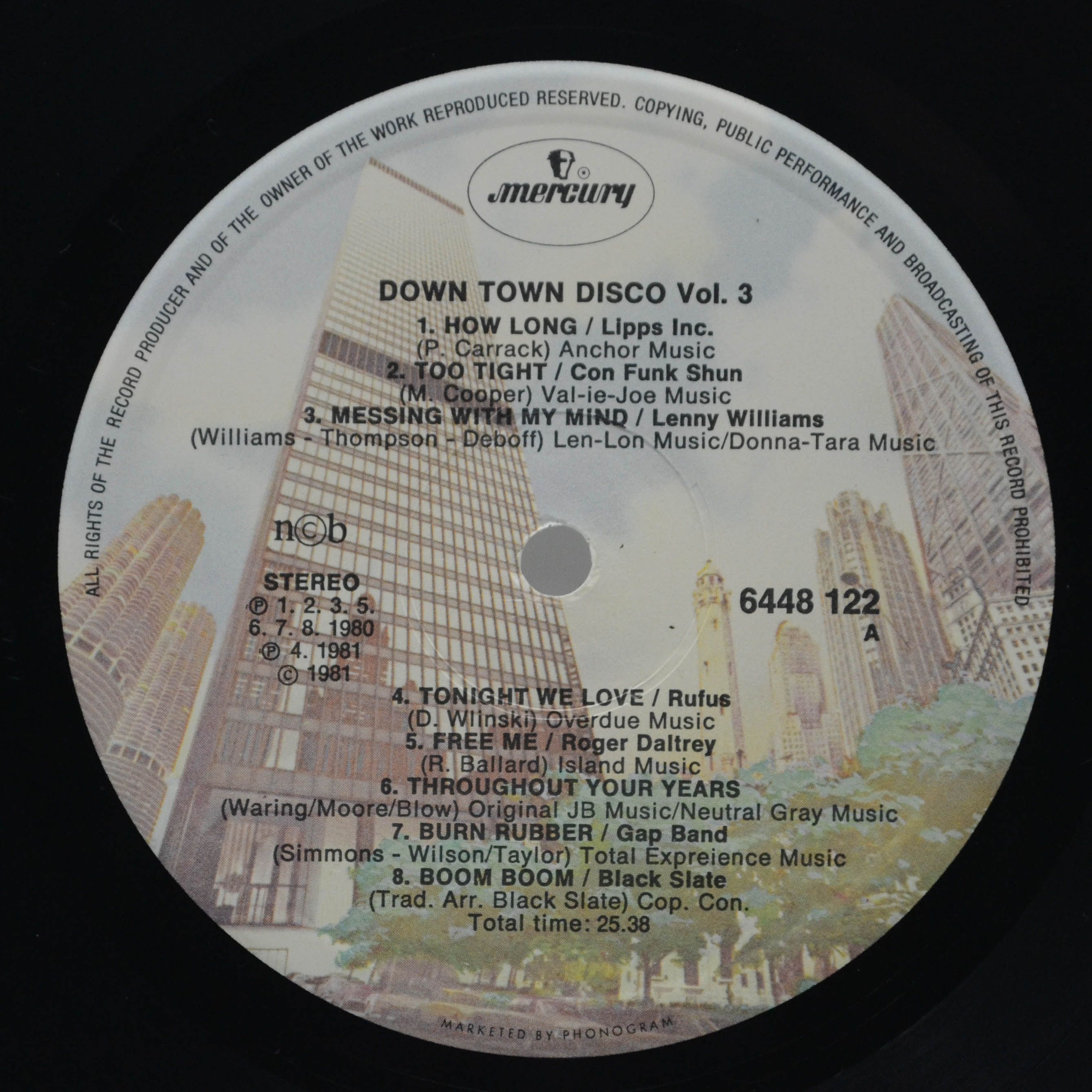Various — Down Town Disco Vol. 3, 1981