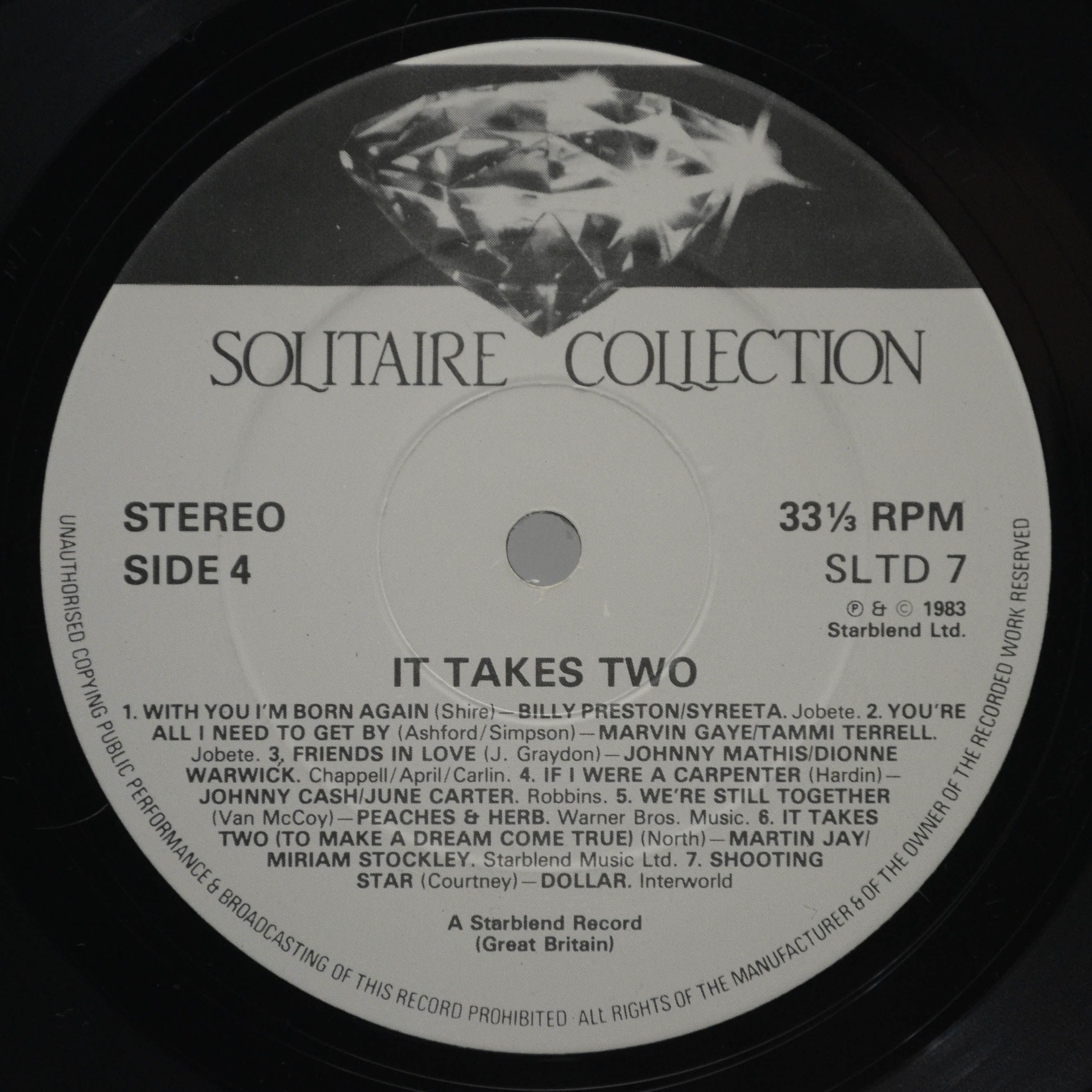 Various — It Takes Two (28 Songs Of Love For Two) (2LP, UK), 1983