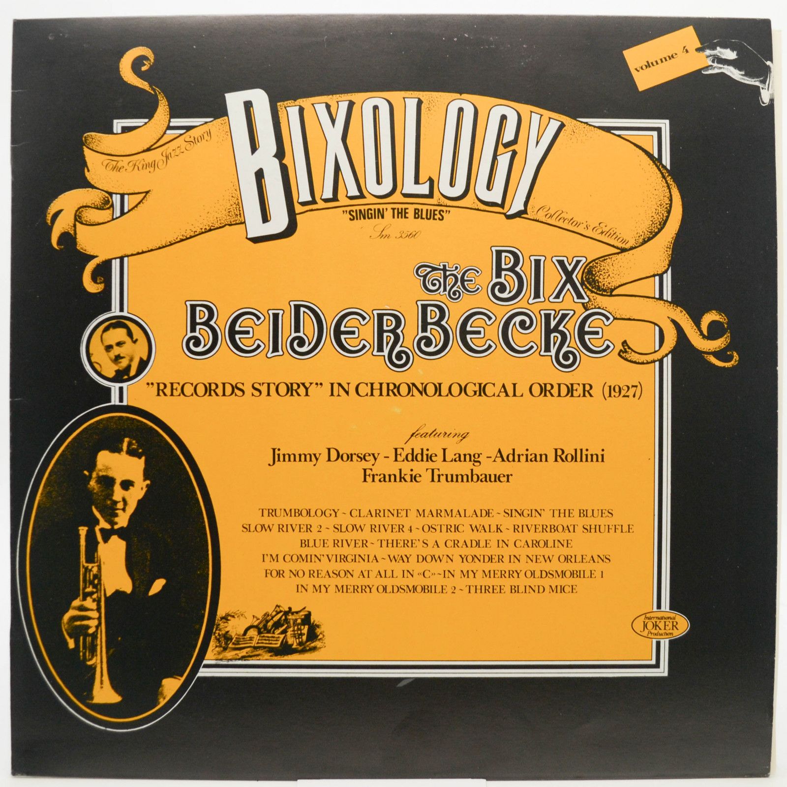 Виниловая пластинка Bix Beiderbecke — Bixology "Singin' The Blues", 1973