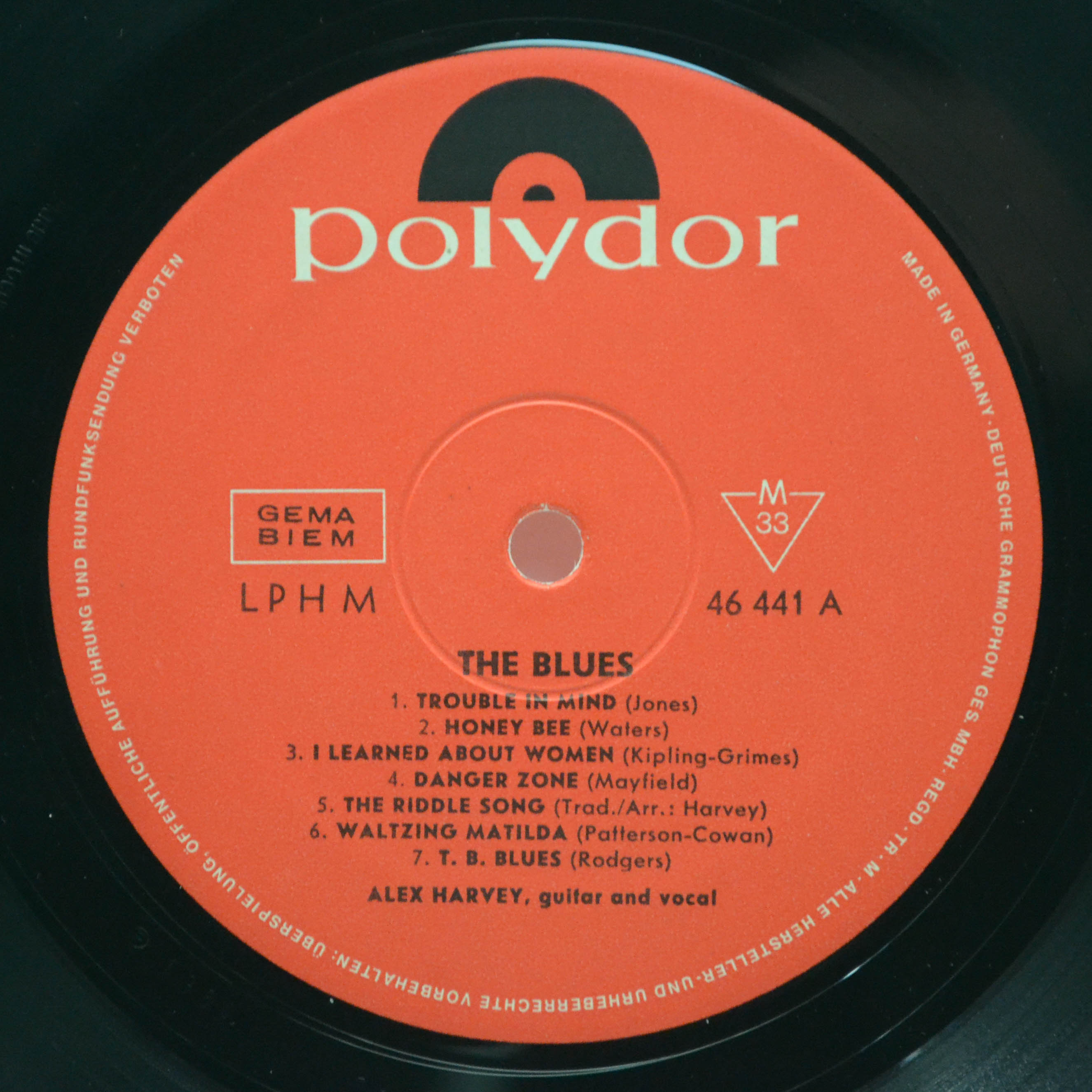 Alex Harvey — The Blues, 1964