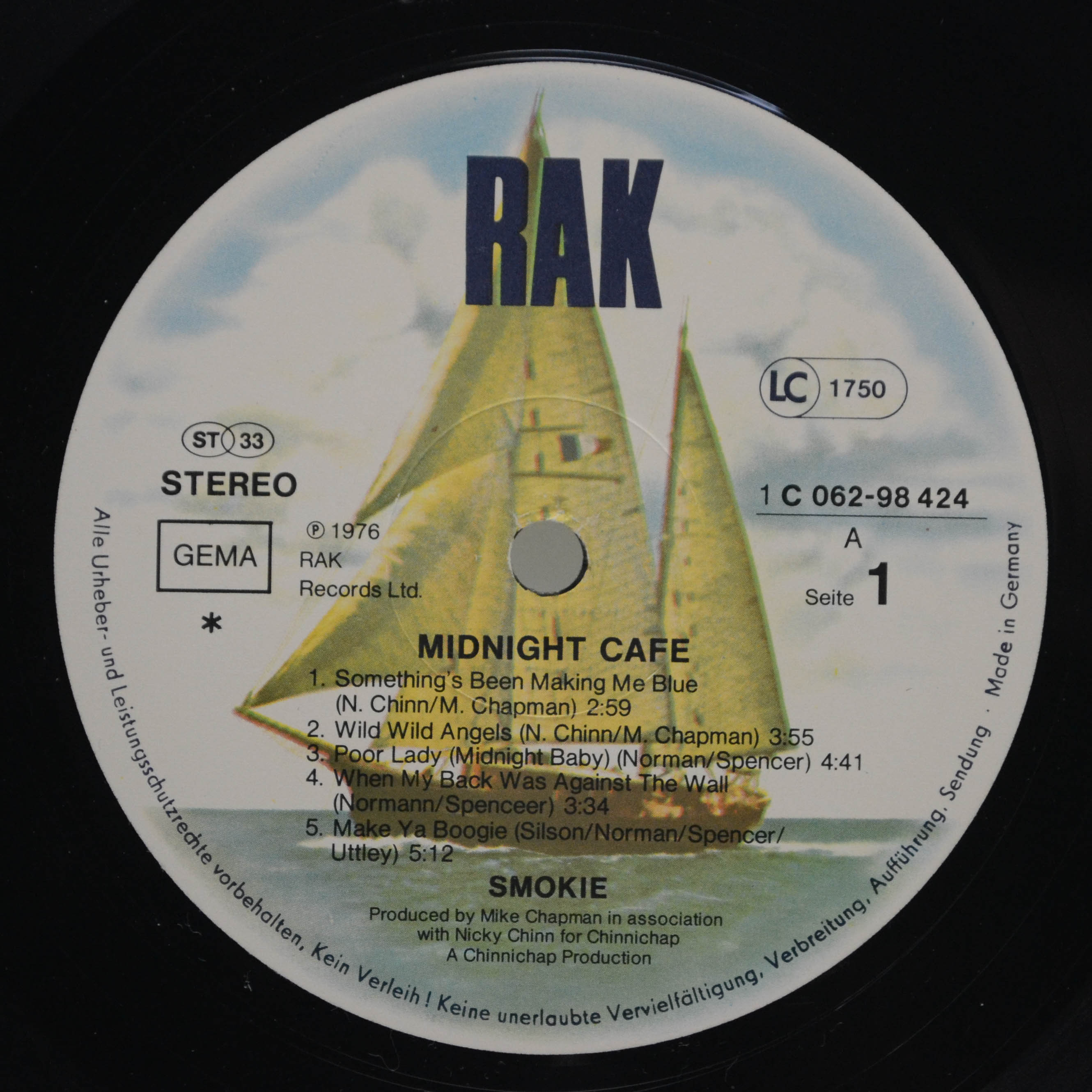 Smokie — Midnight Café, 1976