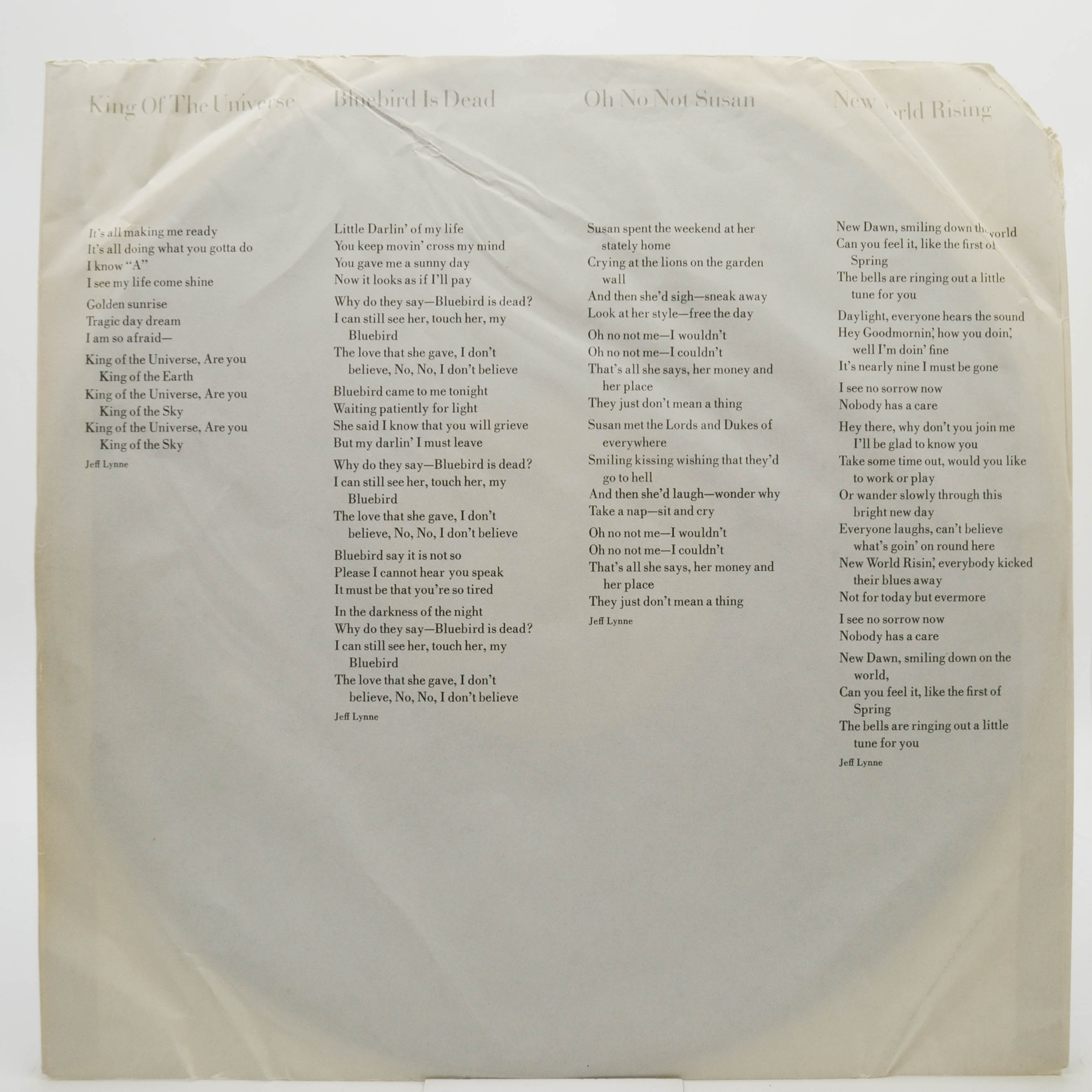 Electric Light Orchestra — On The Third Day (USA), 1973