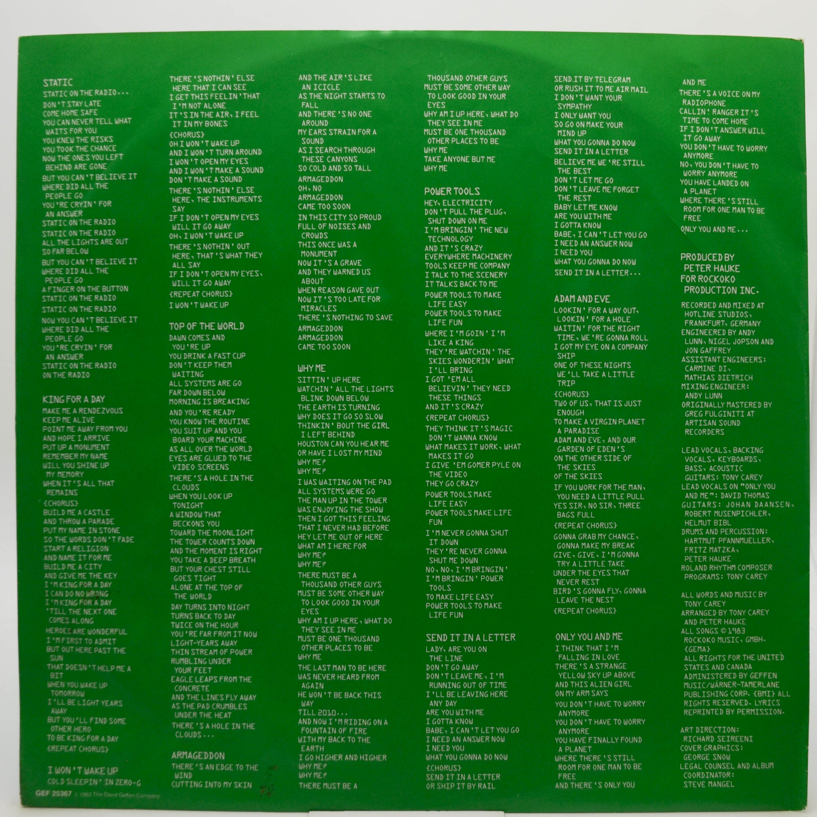 Planet P — Planet P, 1983