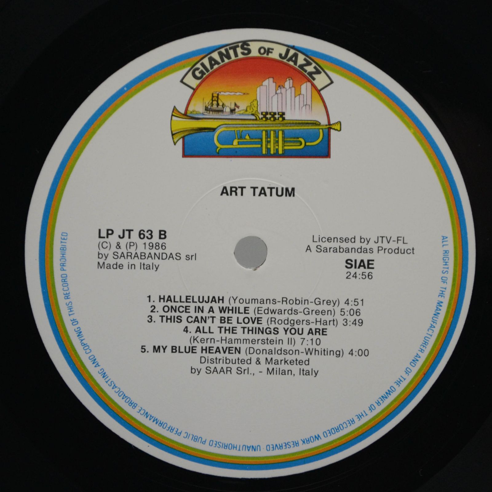 Art Tatum — Art Tatum, 1986
