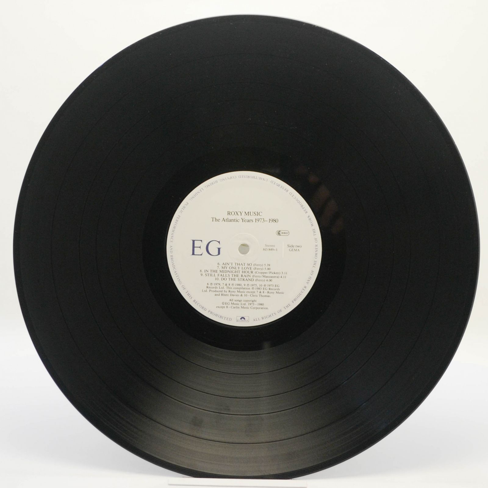 Roxy Music — The Atlantic Years 1973 - 1980, 1983